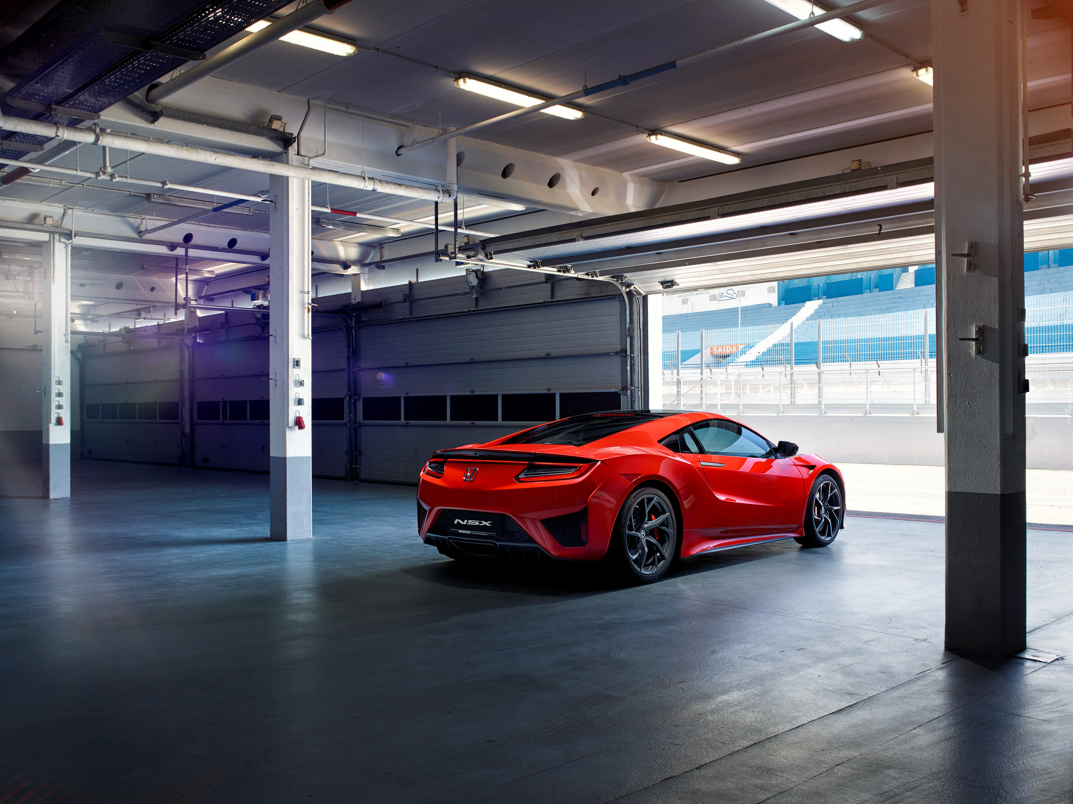 Czerwona, Honda Acura NSX, 2017