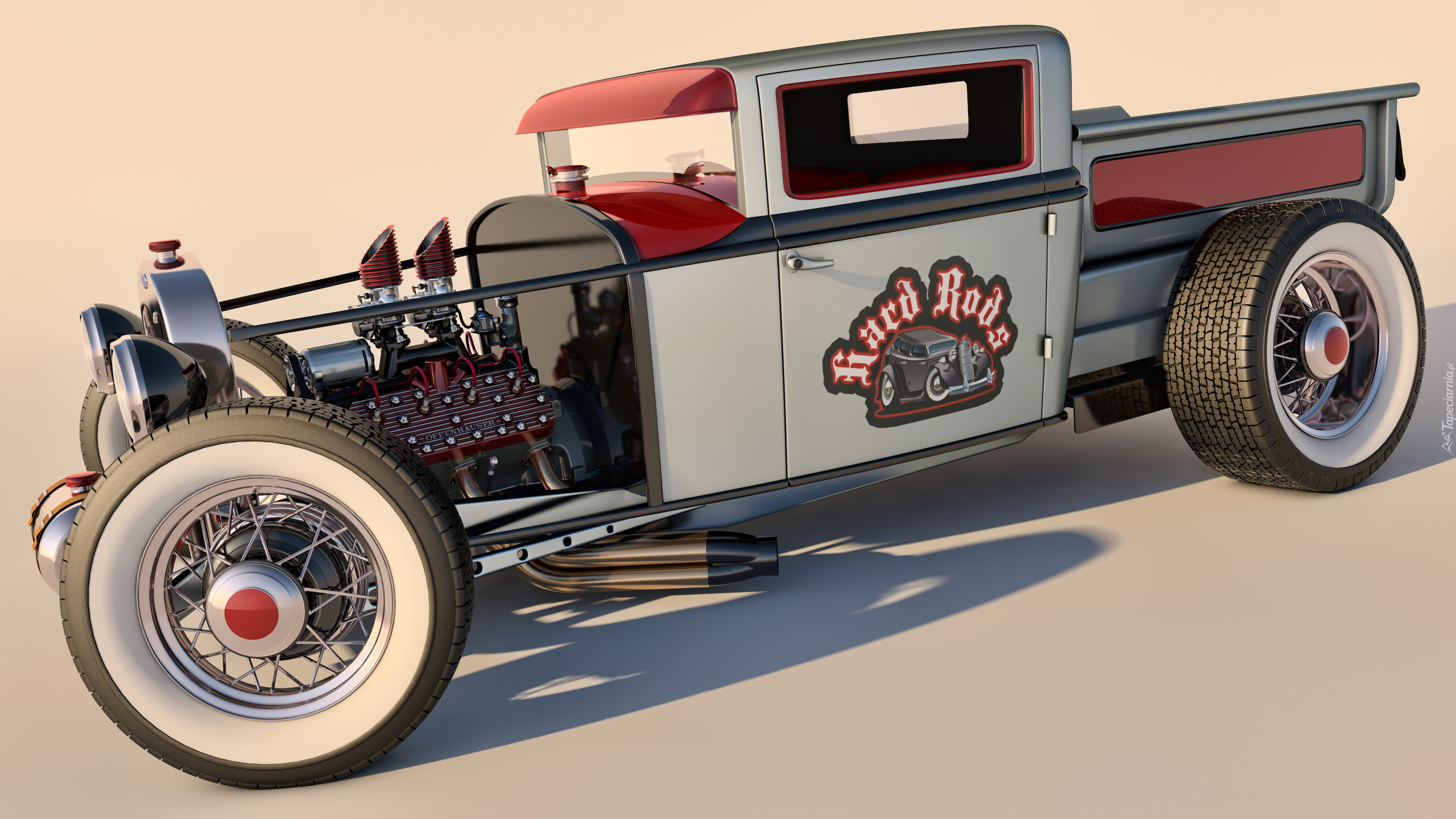 Zabytkowy, Ford Model A Pickup, 1930, Hot Rod