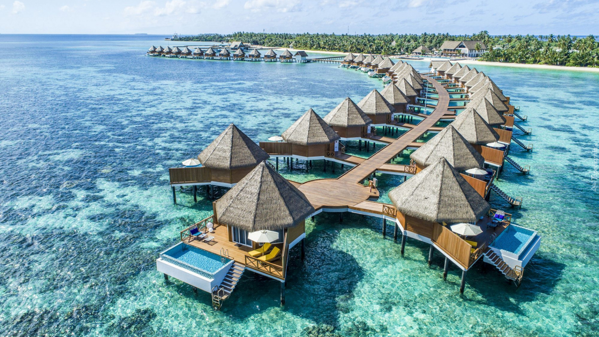 Tropiki, Hotel, Mercure Maldives Kooddoo Resort, Wakacje, Domki, Morze, Wyspa Kooddoo, Malediwy