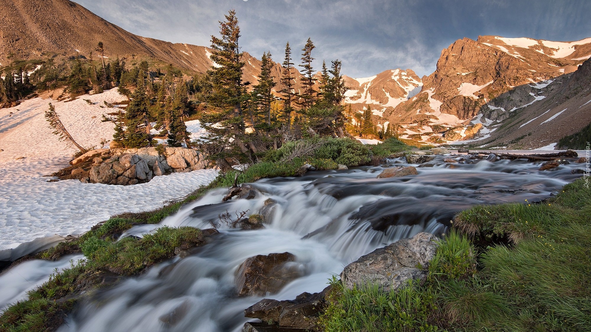 Indian Peaks Wilderness, Stan Kolorado, Stany Zjednoczone, Góry, Rzeka