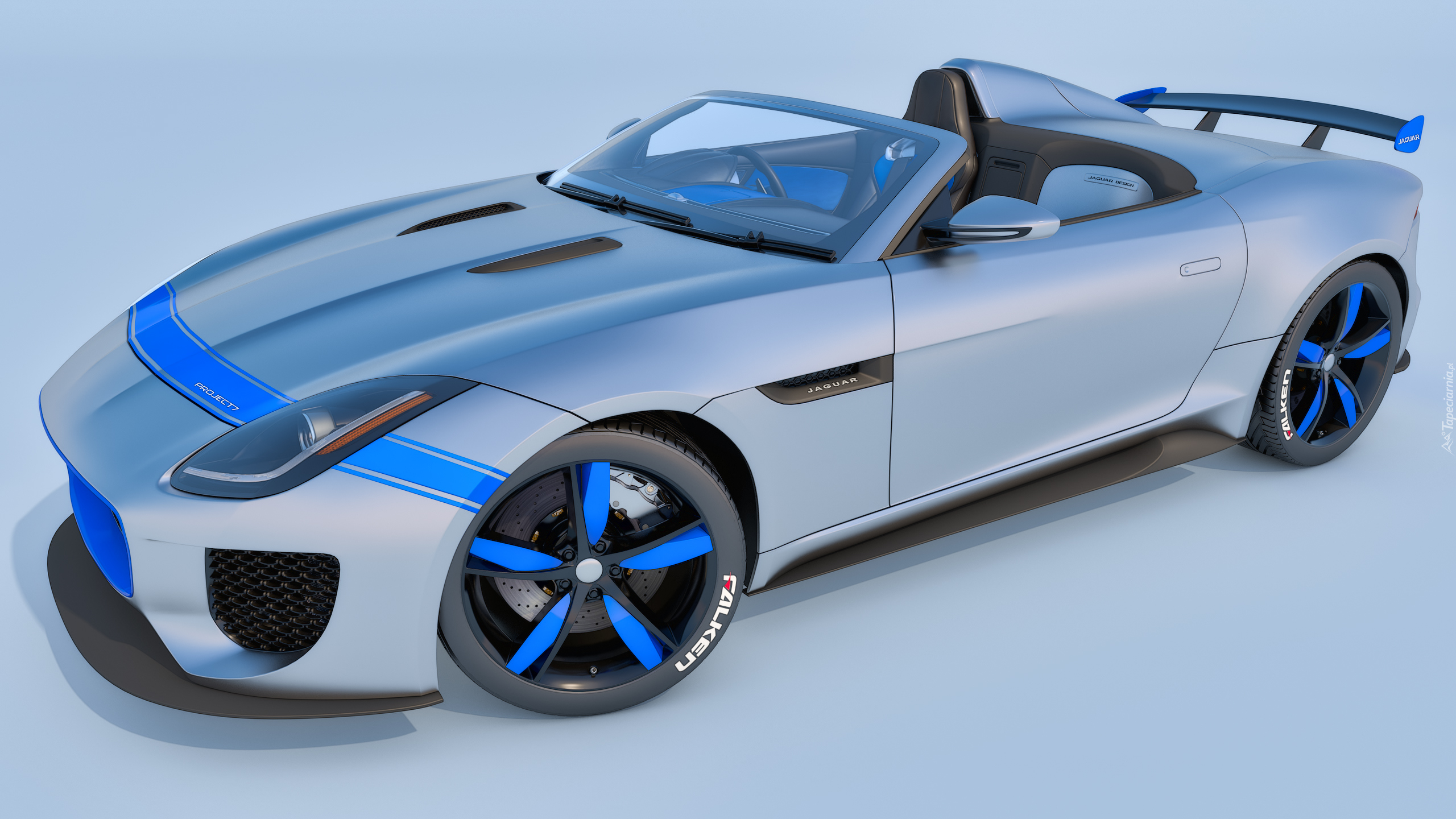 Jaguar Project 7 Concept, 2016, Niebieski