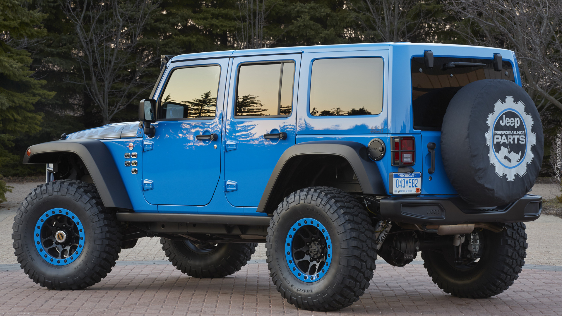 Niebieski, Jeep Wrangler Maximum Performance