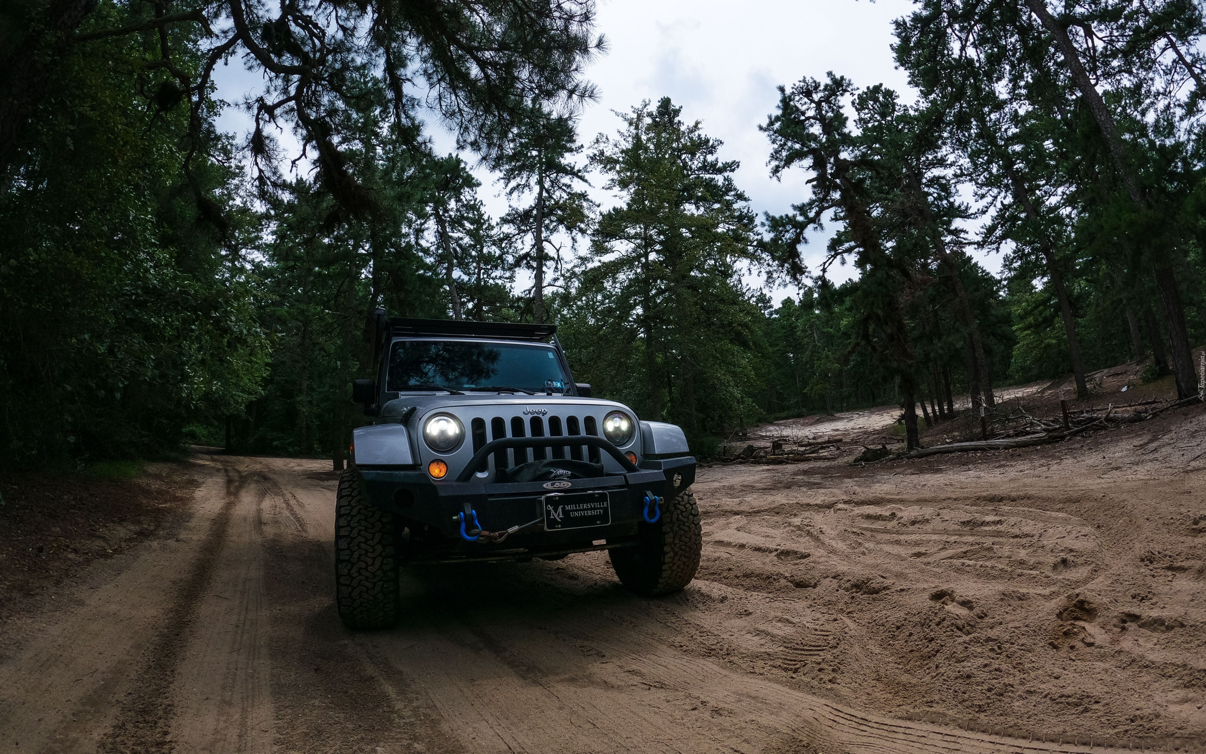 Jeep Wrangler, 2011, Piaszczysta, Droga