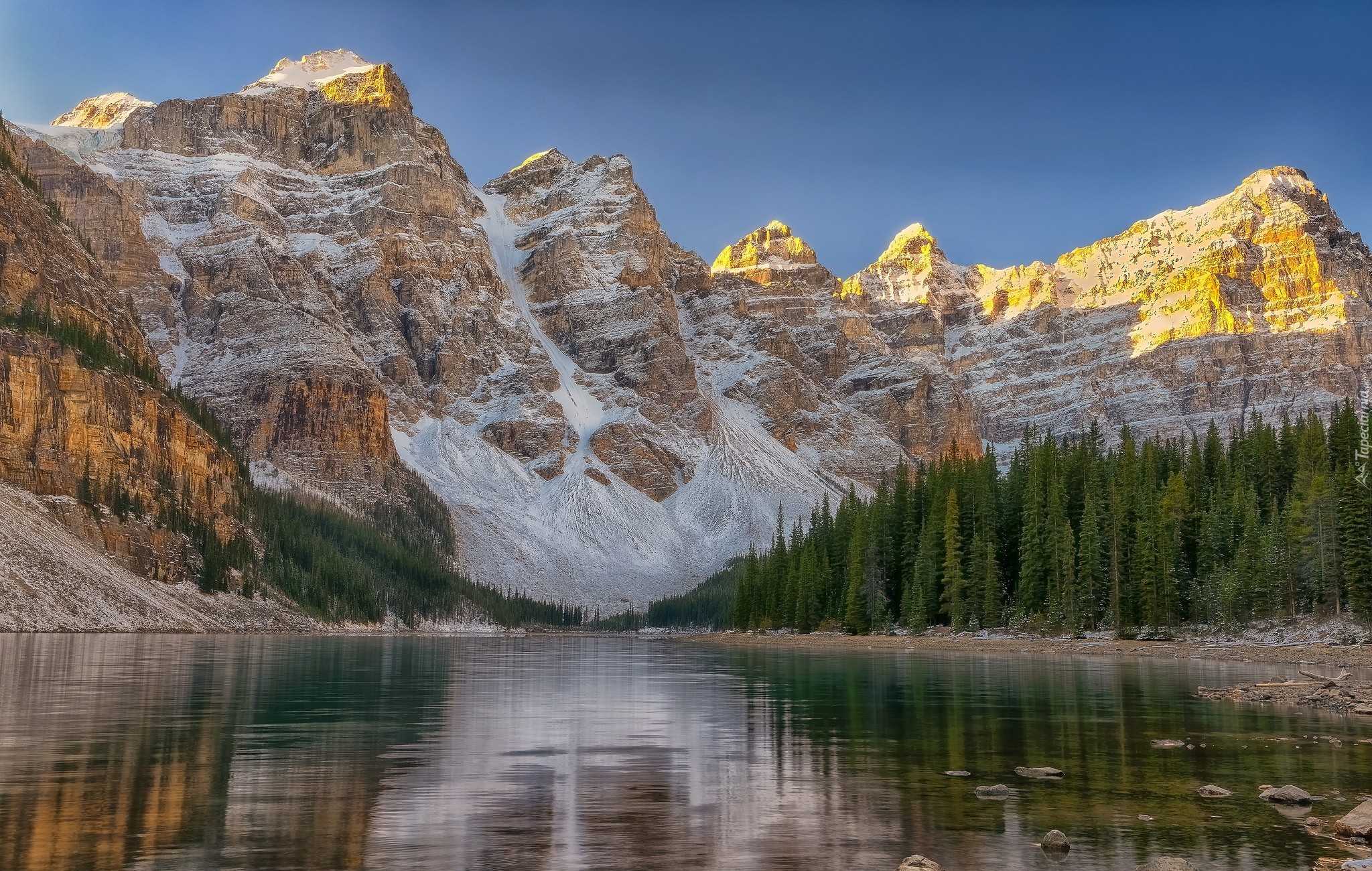 Kanada, Góry, Jezioro Moraine, Park Narodowy Banff