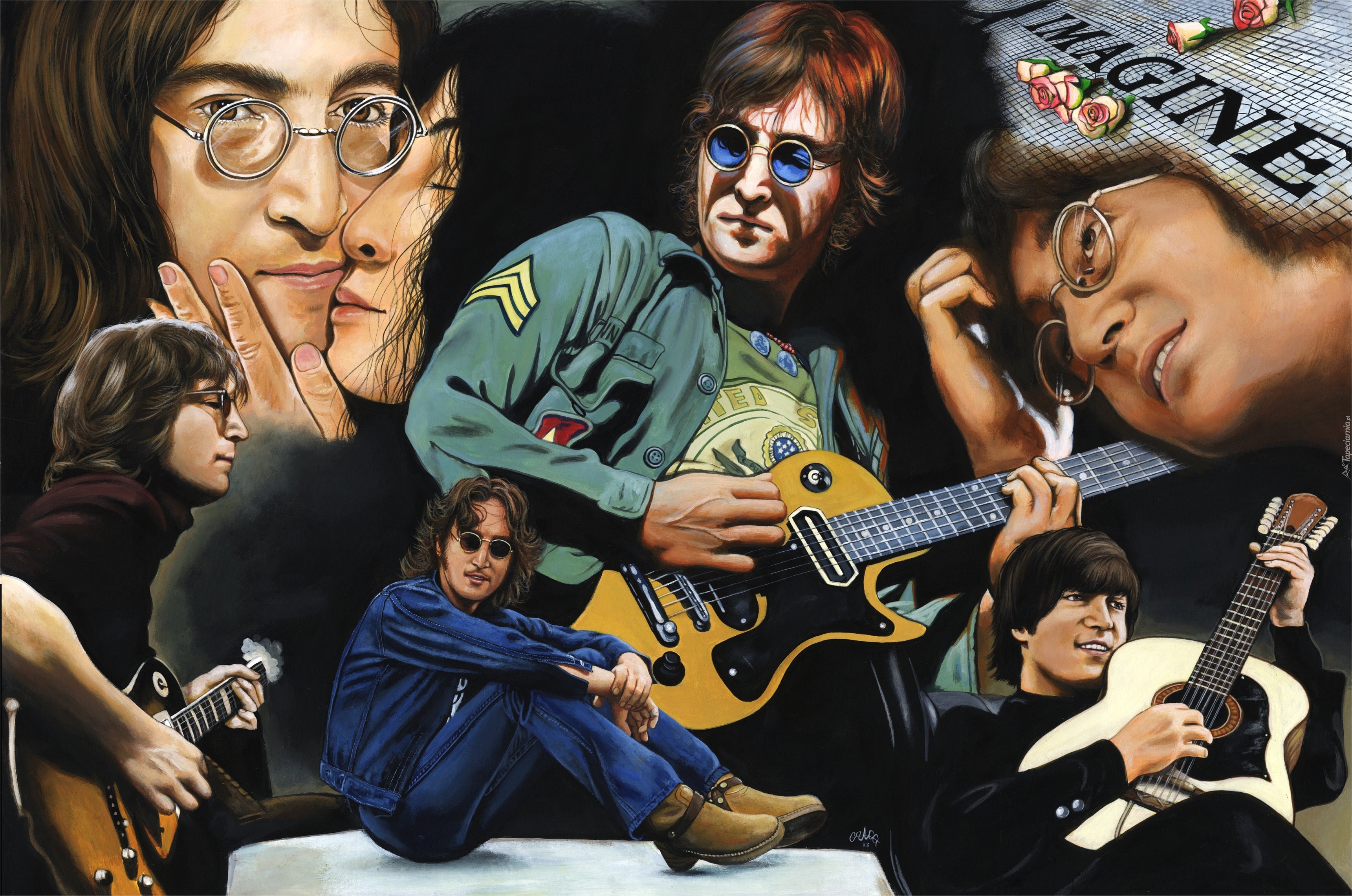 John Lennon, Gitara, Paintography