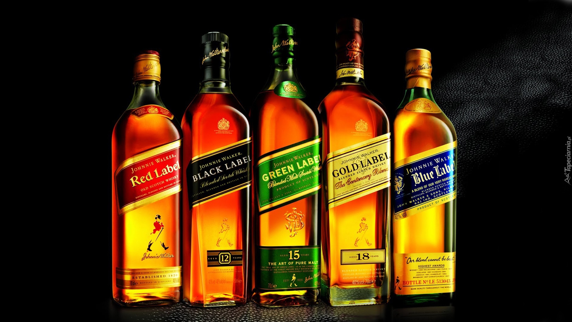 Butelki, Whisky, Johnnie Walker