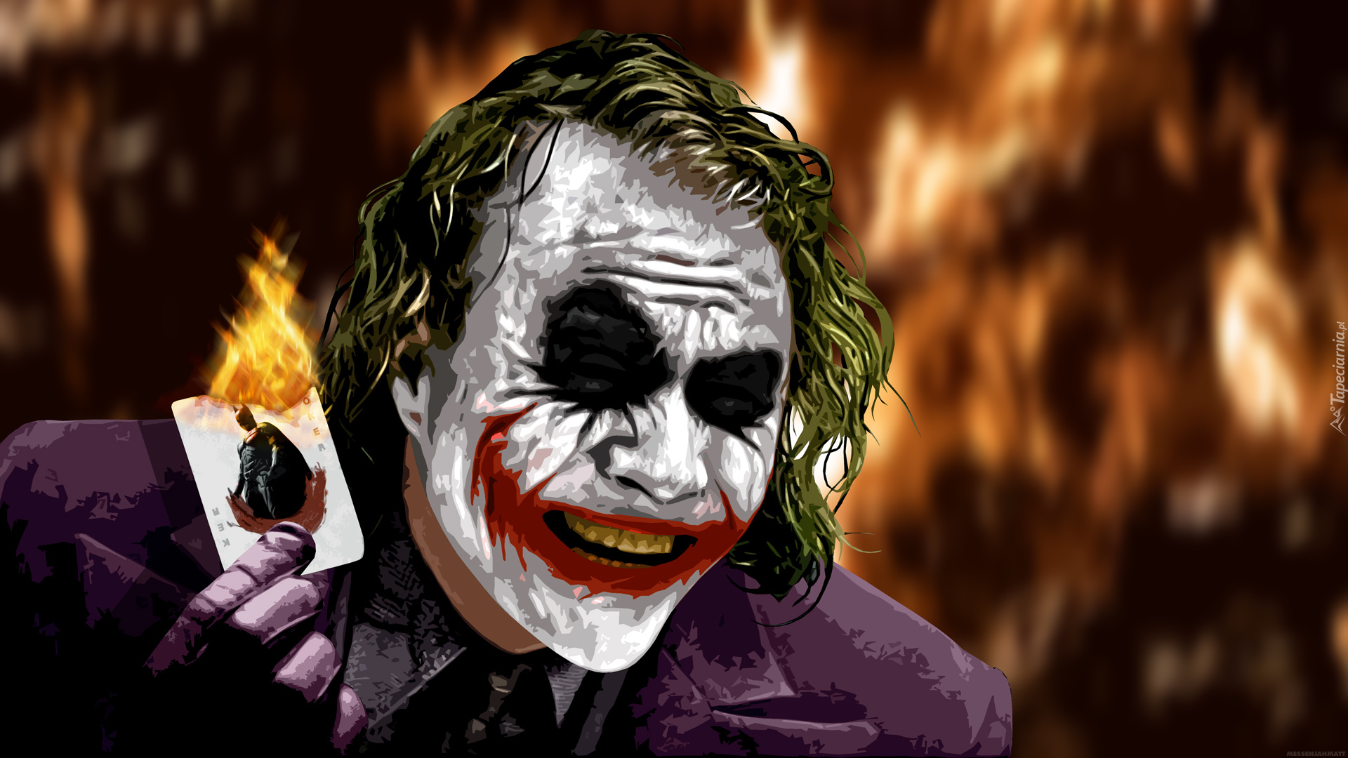 Grafika, Film, Batman Dark Knight, Mroczny rycerz, Joker