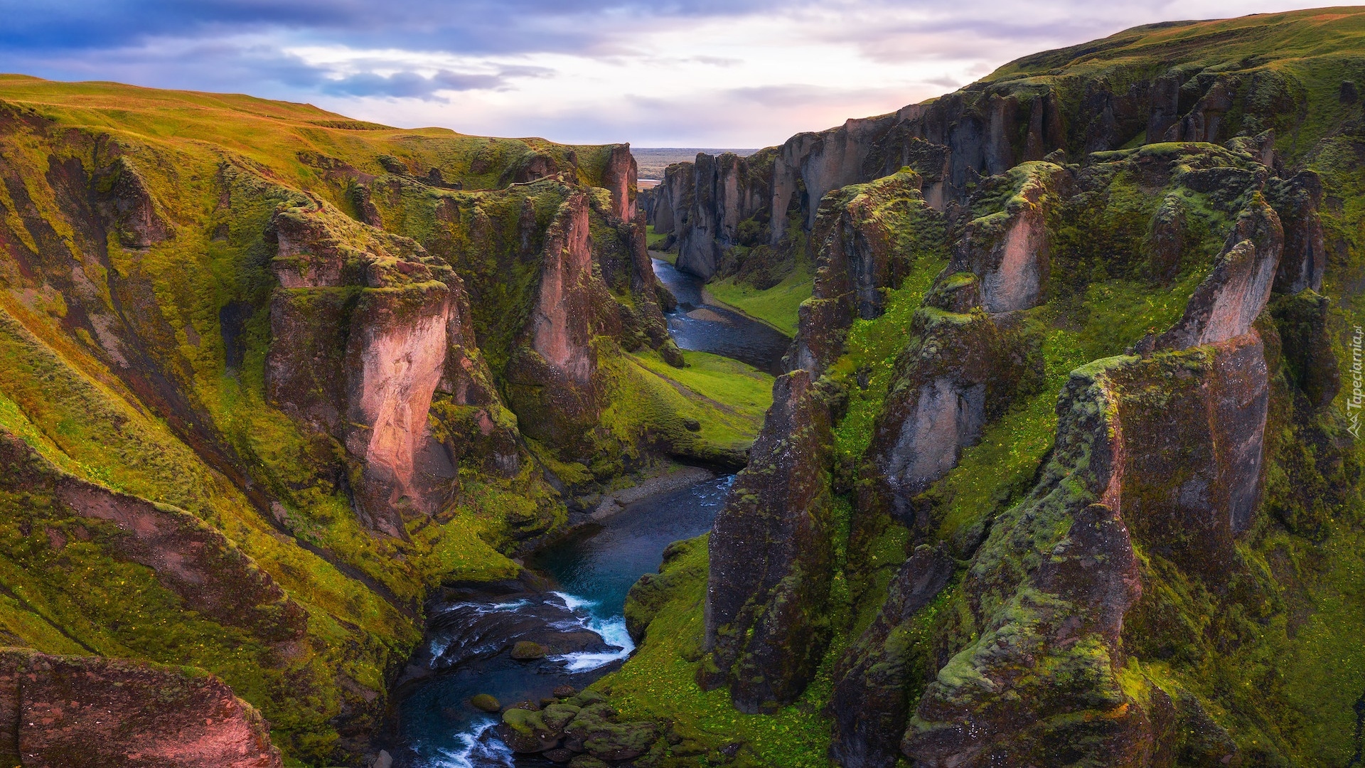 Islandia, Wąwóz, Rzeka, Fjadra, Kanion, Fjadrargljufur