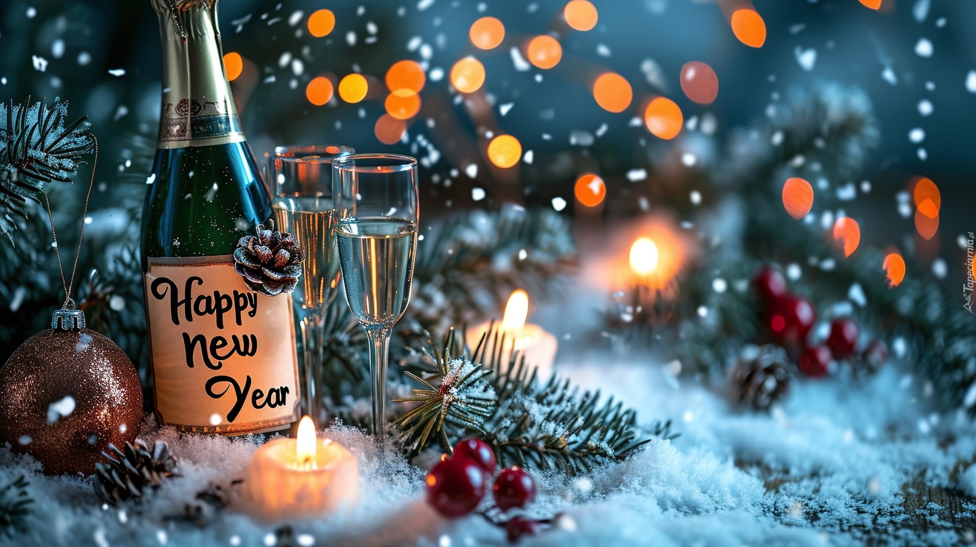 tapeta-kieliszki-i-swiece-na-sniegu-obok-butelki-szampana-z-napisem-happy-new-year.jpg