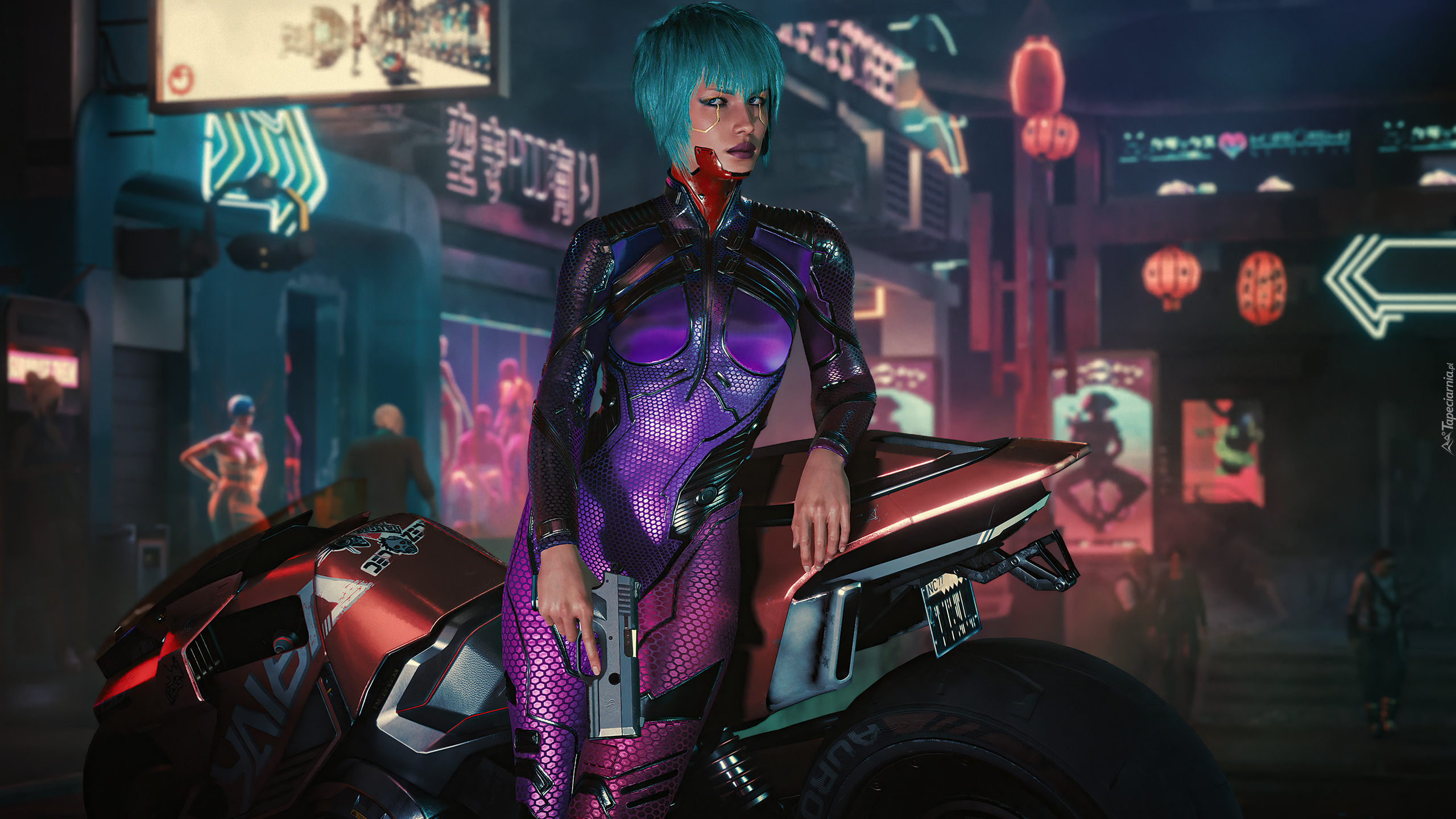 Gra, Cyberpunk 2077, Kobieta