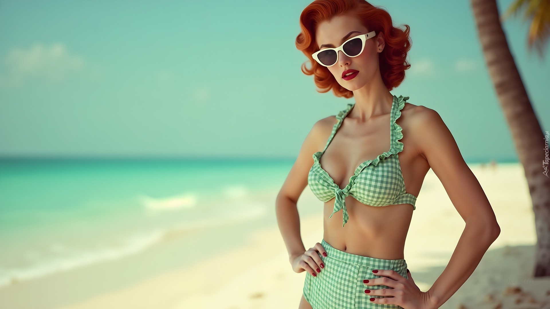 Kobieta, Moda, Bikini