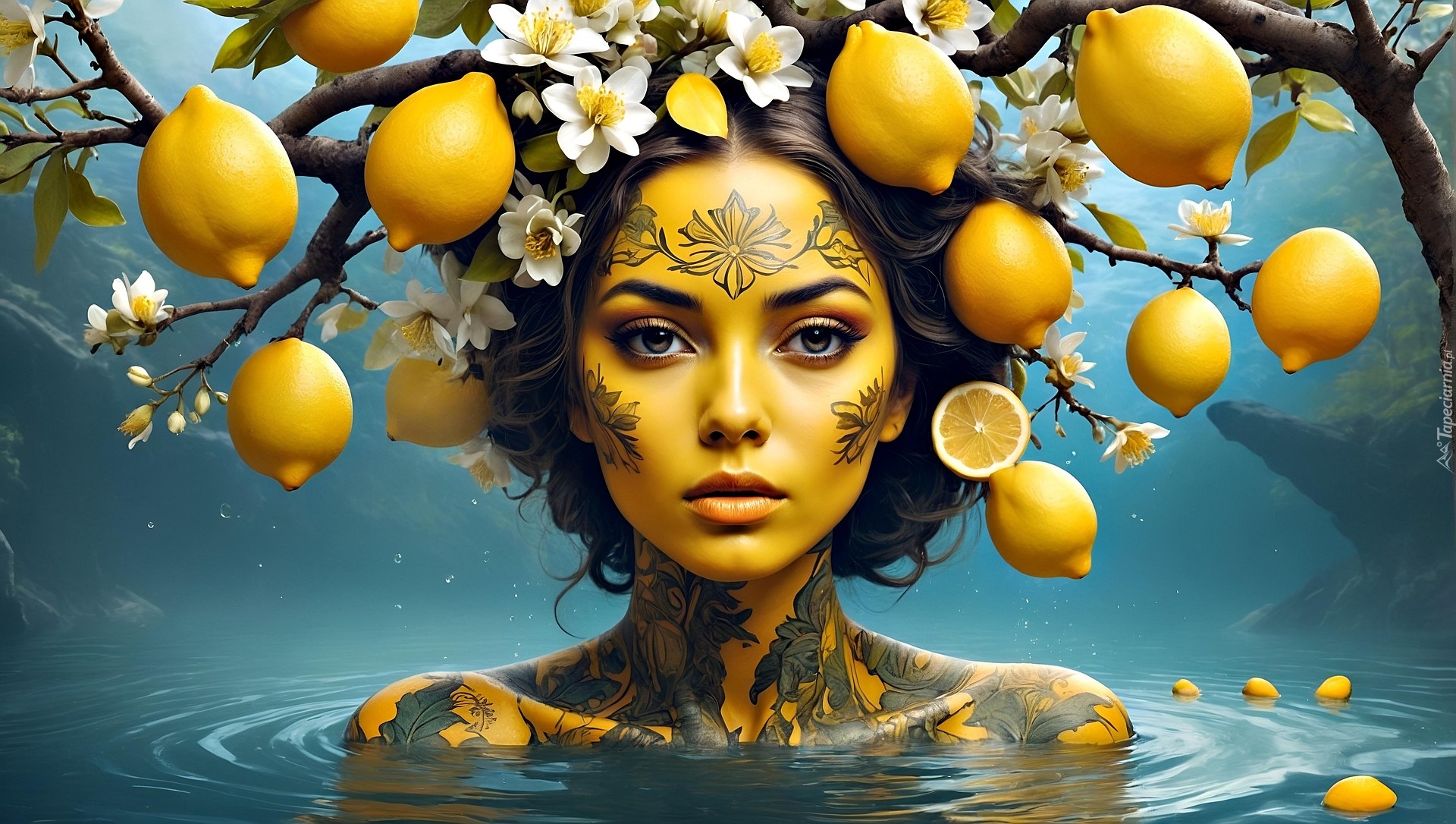 Kobieta, Cytryny