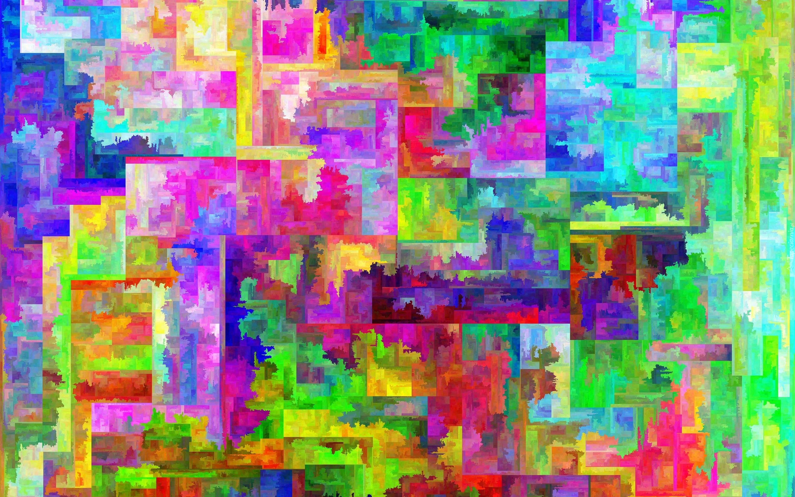 Kolorowa, Mozaika, Abstrakcja
