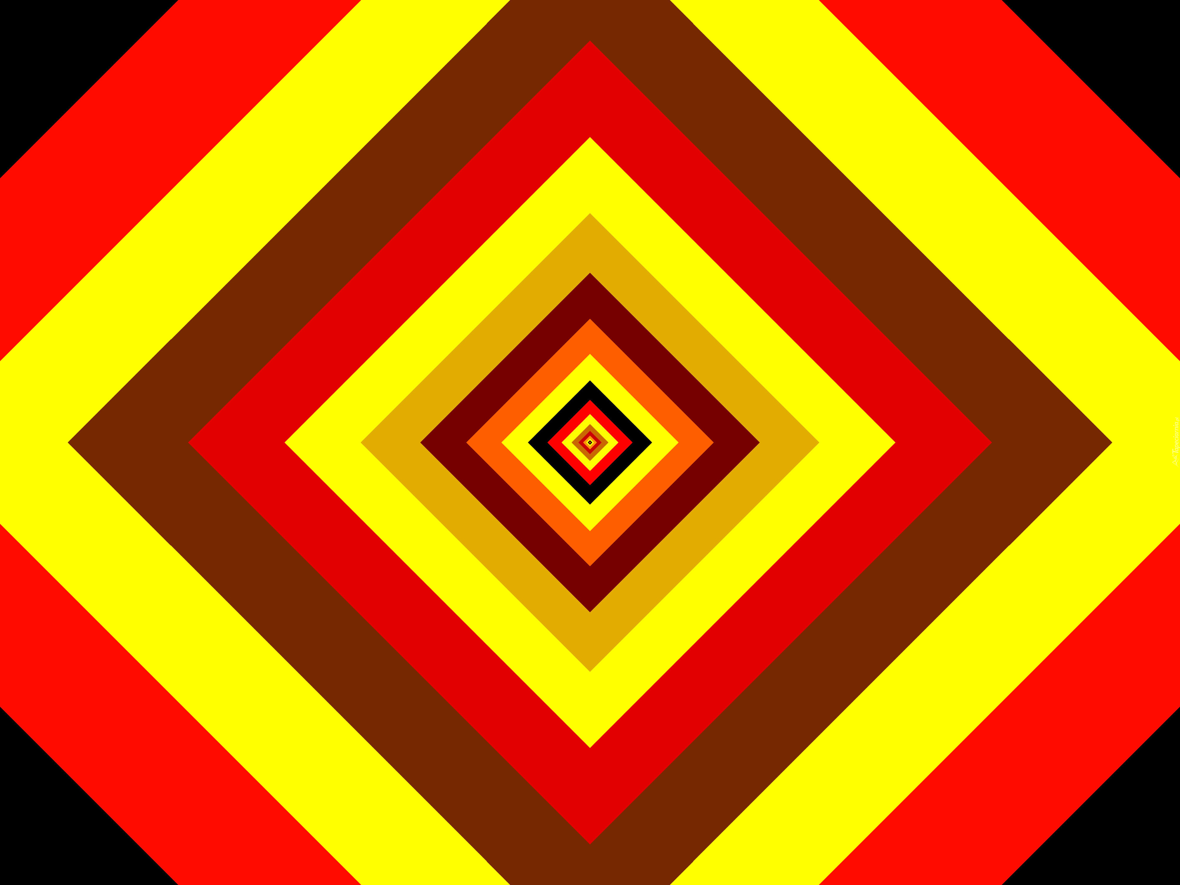 Kolorowe, Kwadraty, Paski, Abstrakcja