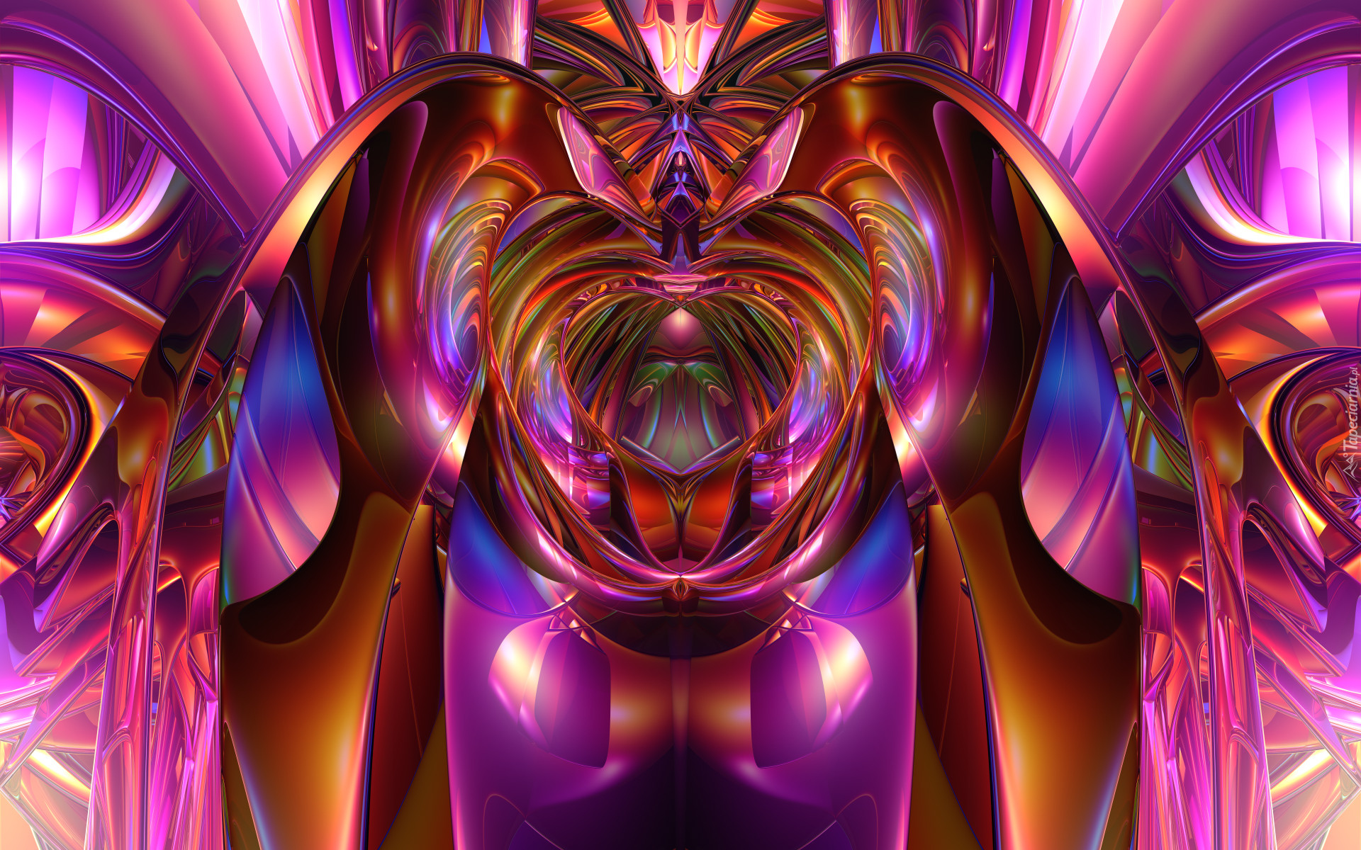 Grafika 3D, Abstrakcja, Wzory, Kolorowe