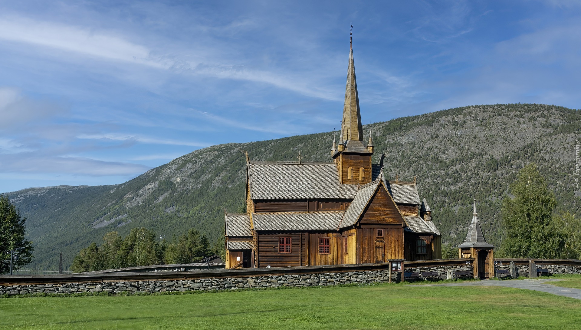 Kościół, Lom stavkirke, Norwegia