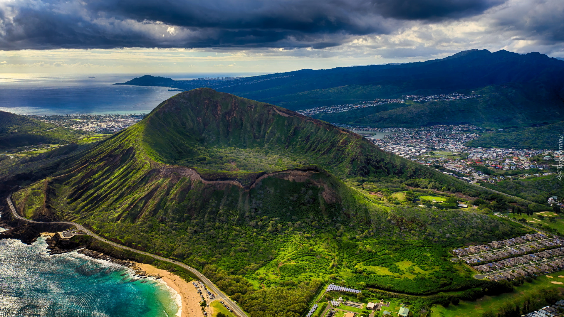 Stany Zjednoczone, Hawaje, Wyspa Oahu, Góry, Krater Koko