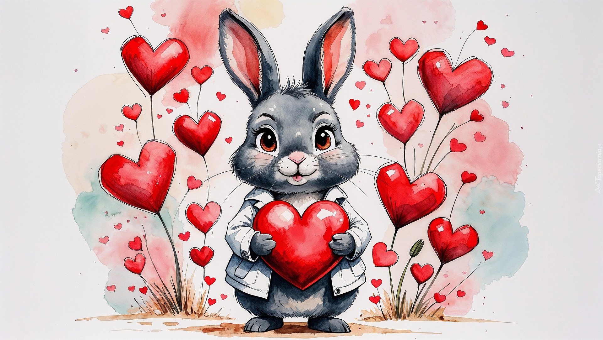 Miłość, Serce, Królik