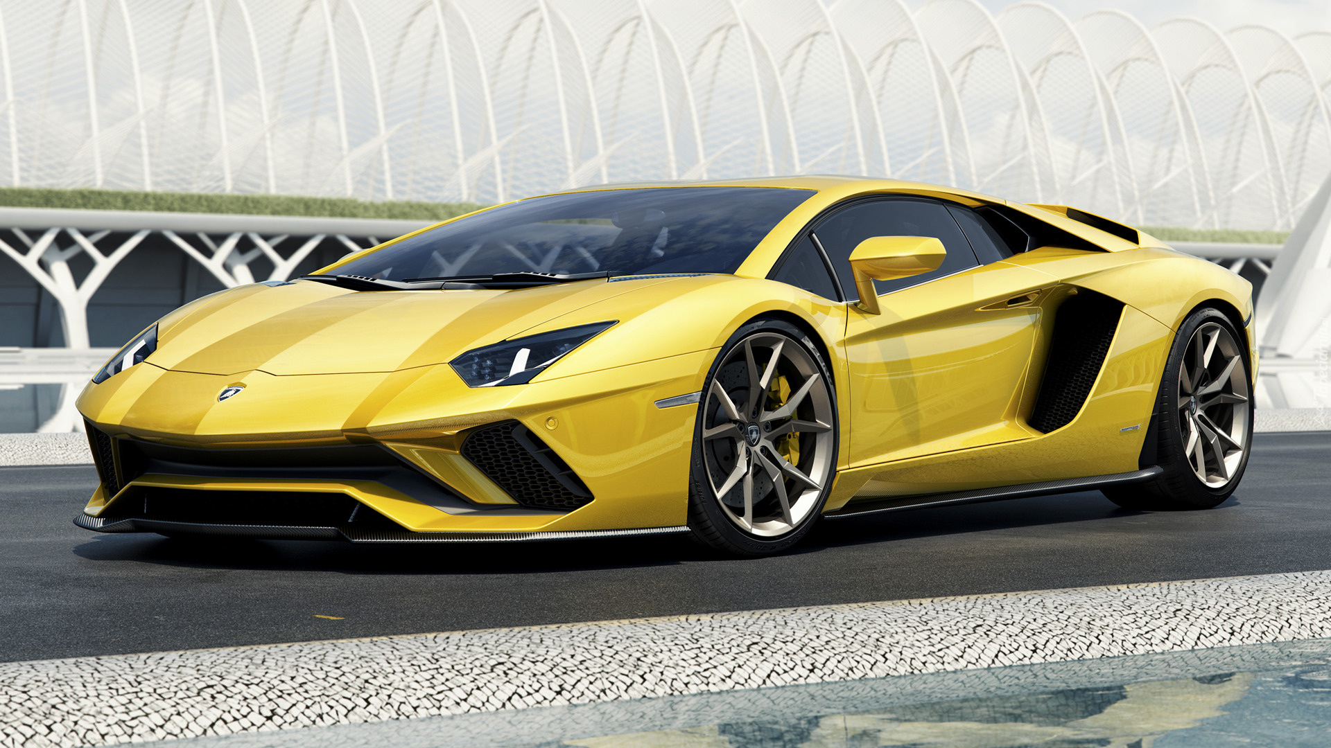 Żółty, Lamborghini Aventador