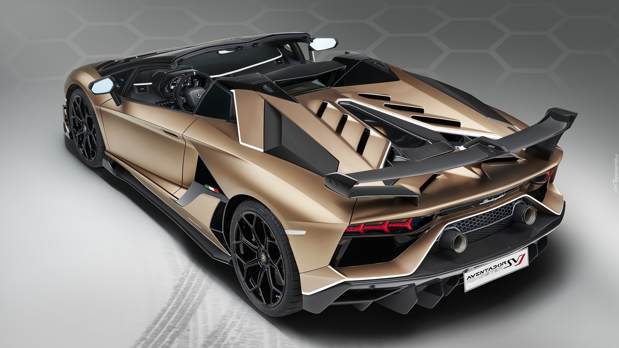 3D, Lamborghini Aventador SVJ, Roadster