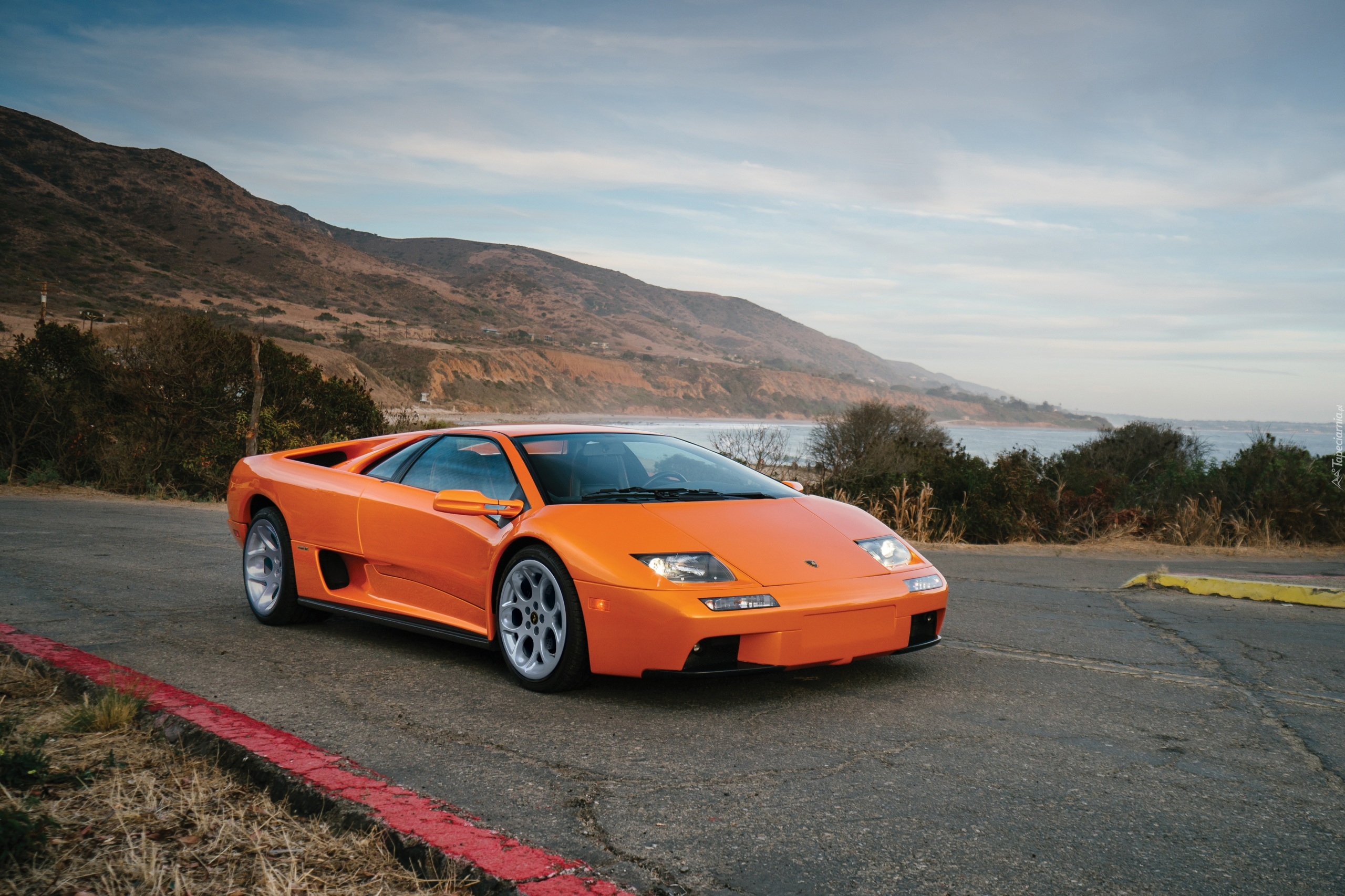 Pomarańczowy, Lamborghini Diablo VT