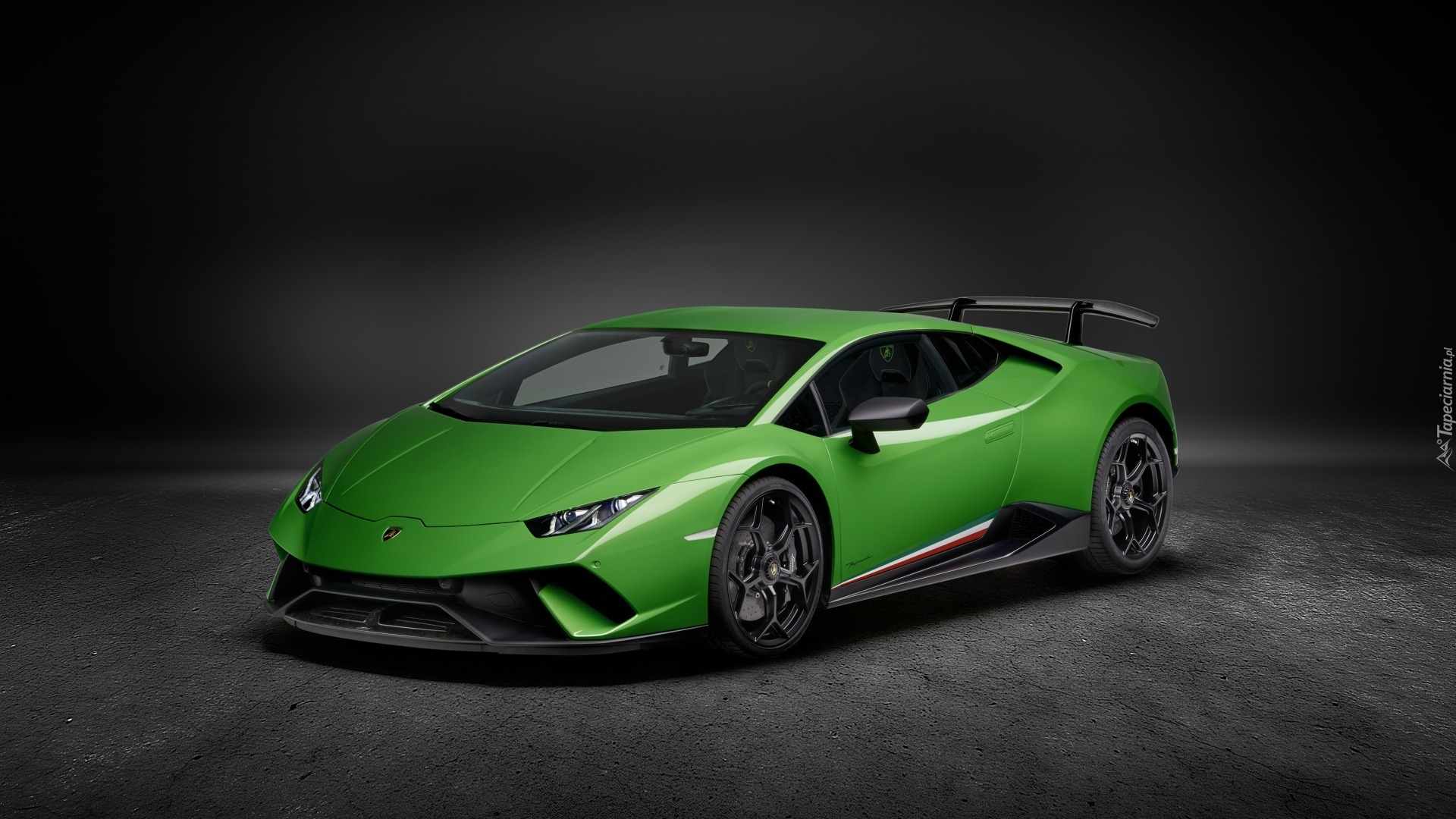 Zielony, Lamborghini Huracan Performante, 2017