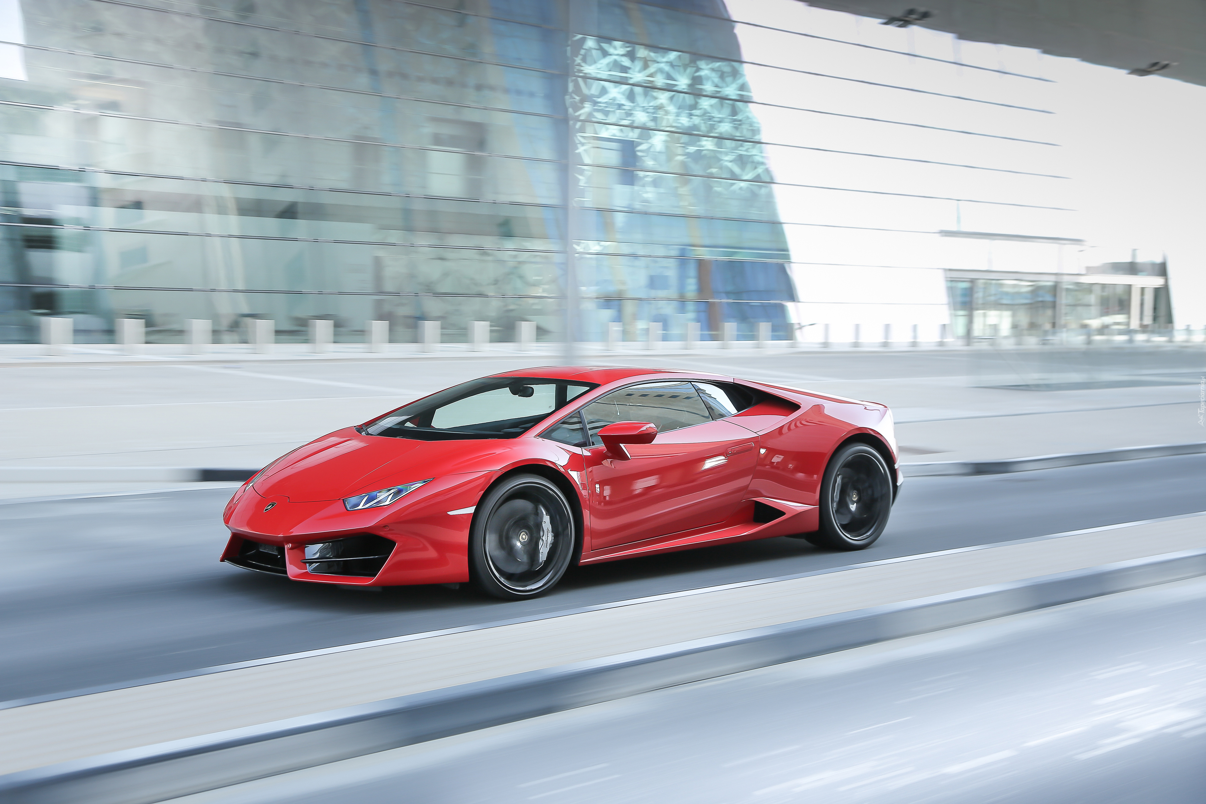 Czerwone, Lamborghini LP 580-2 Huracan, 2015