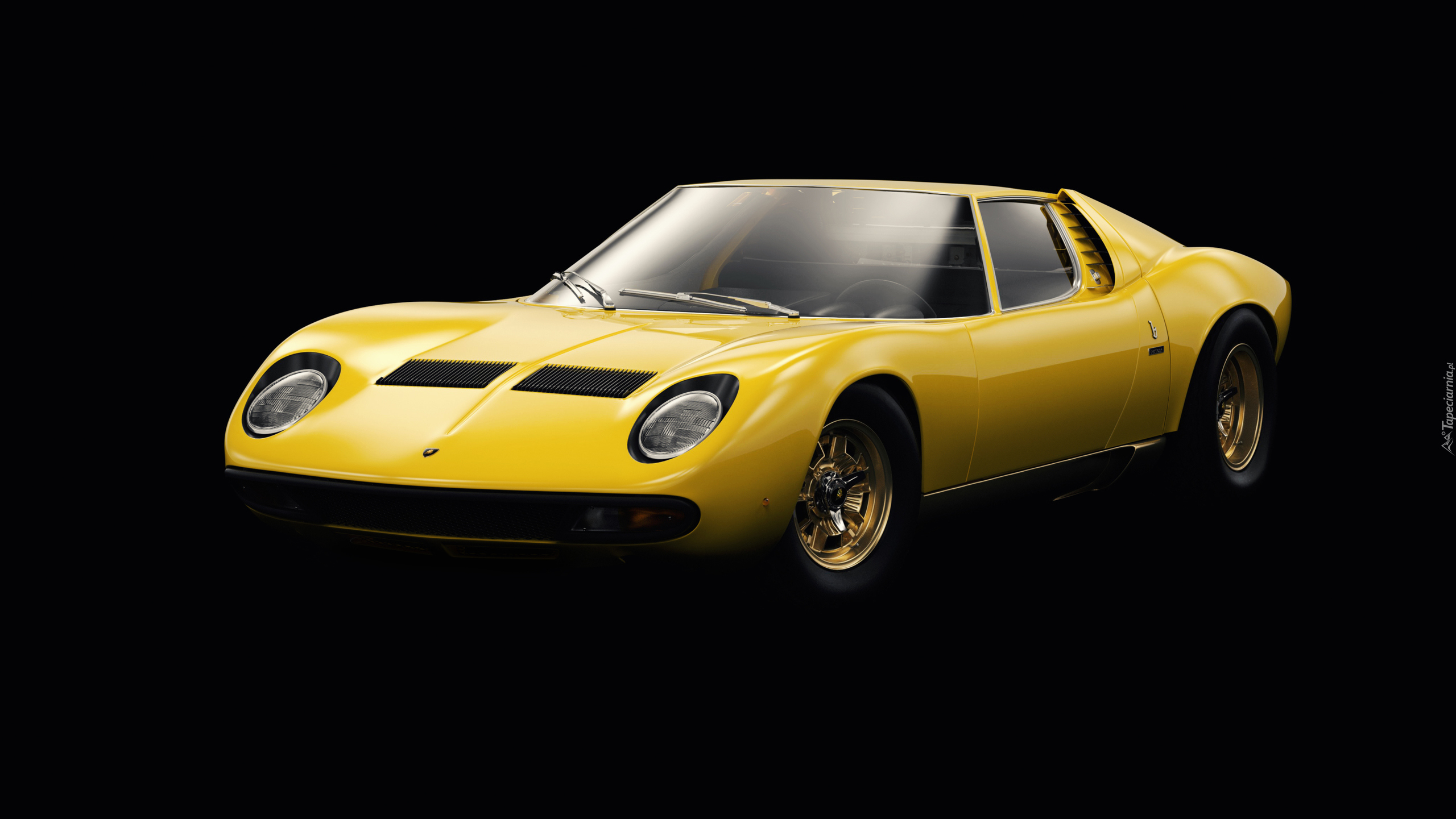 Żółty, Lamborghini Miura P400 SV, 1971