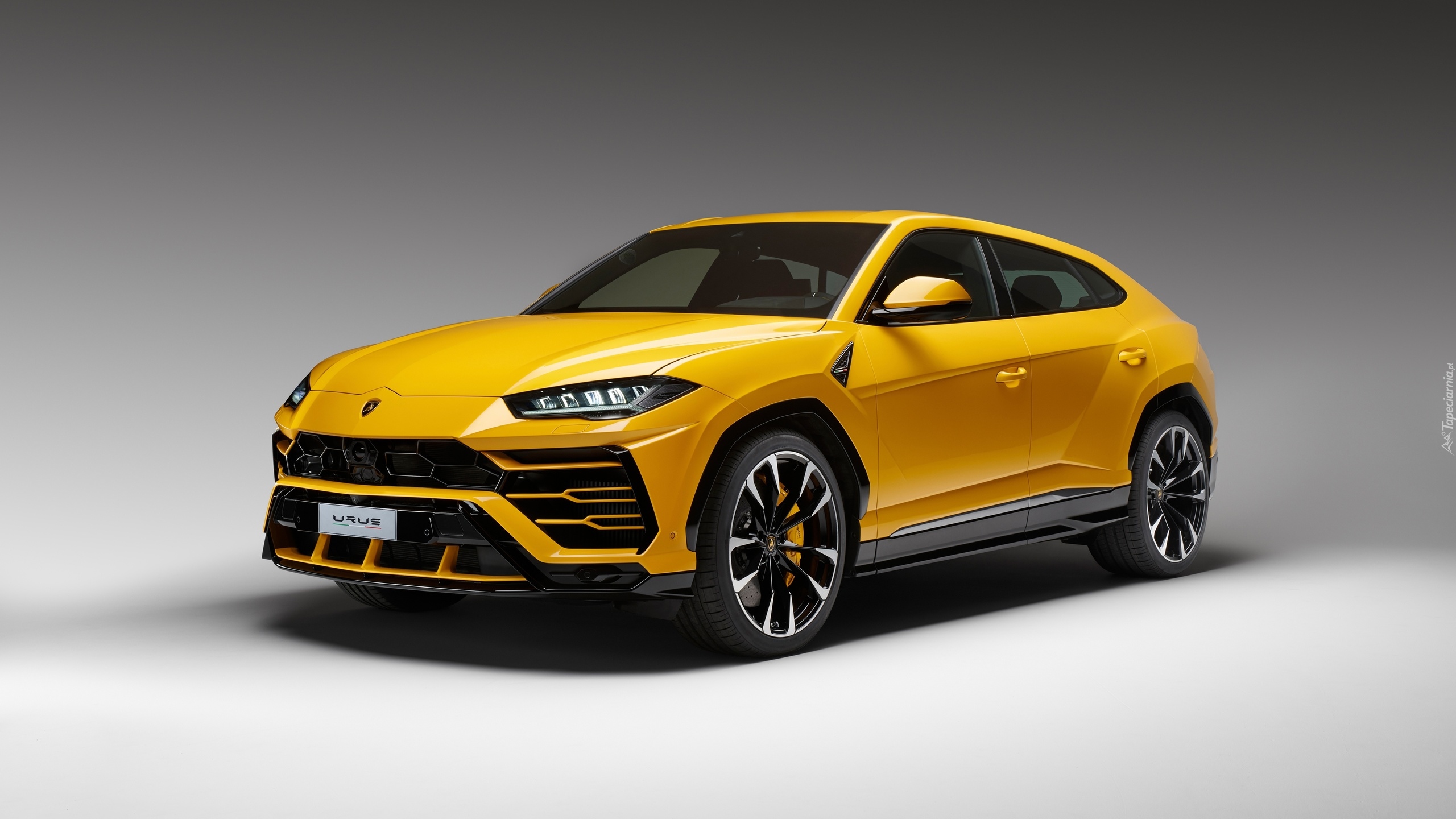 Żółte, Lamborghini Urus, SUV, 2018