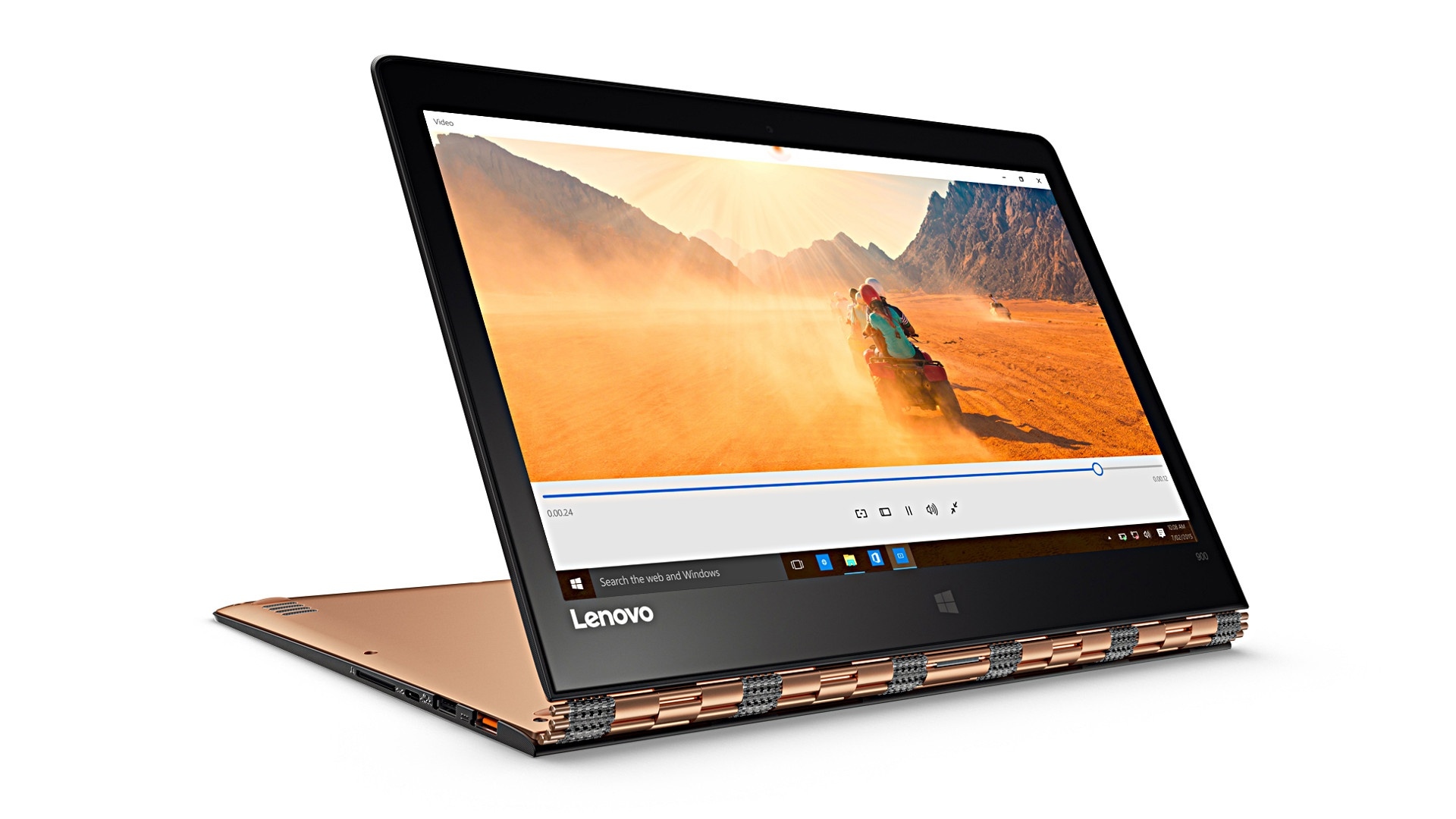 Laptop, Lenovo Yoga 900 Business Edition, Białe Tło