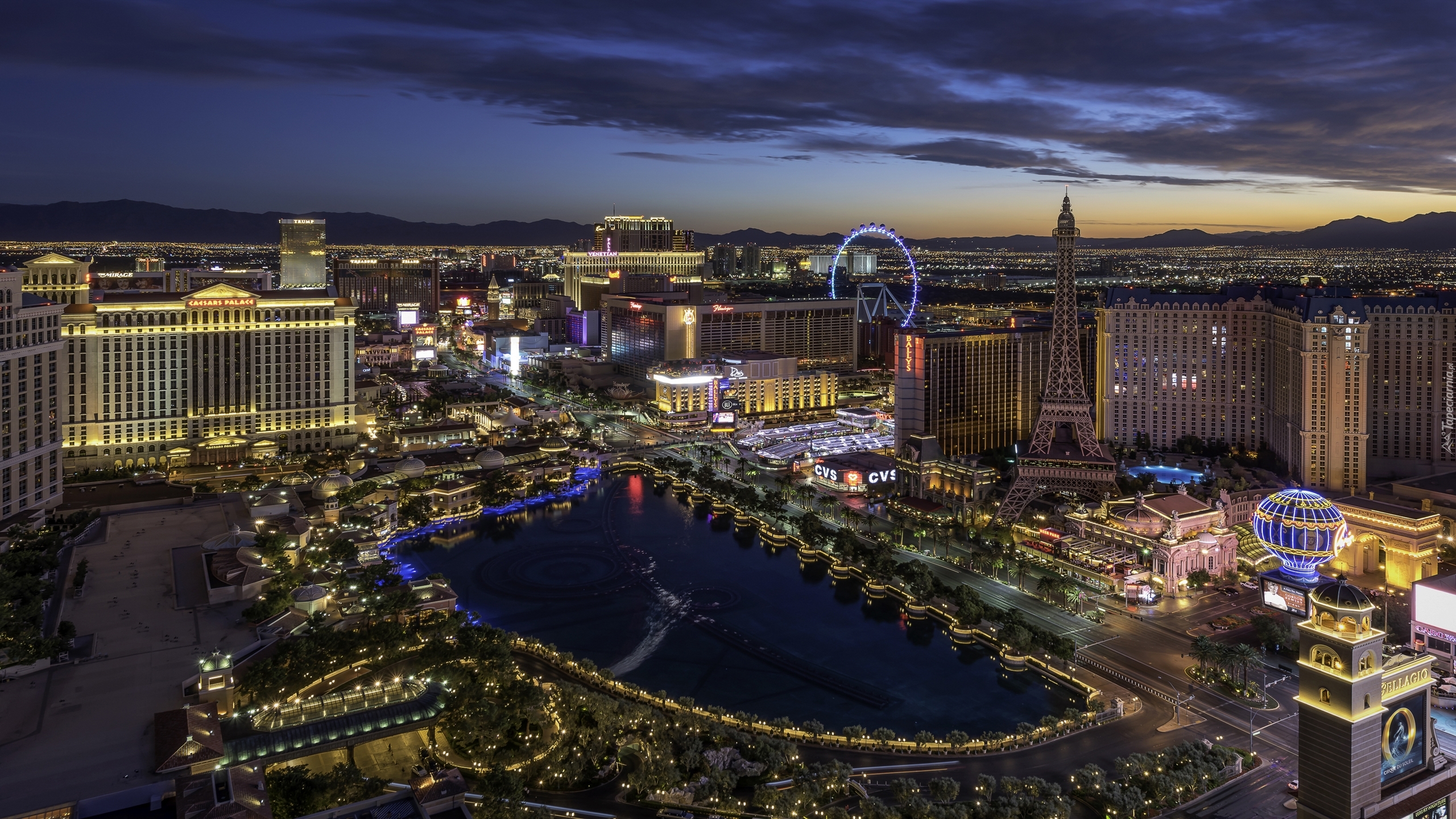 Stany Zjednoczone, Las Vegas, Miasto nocą