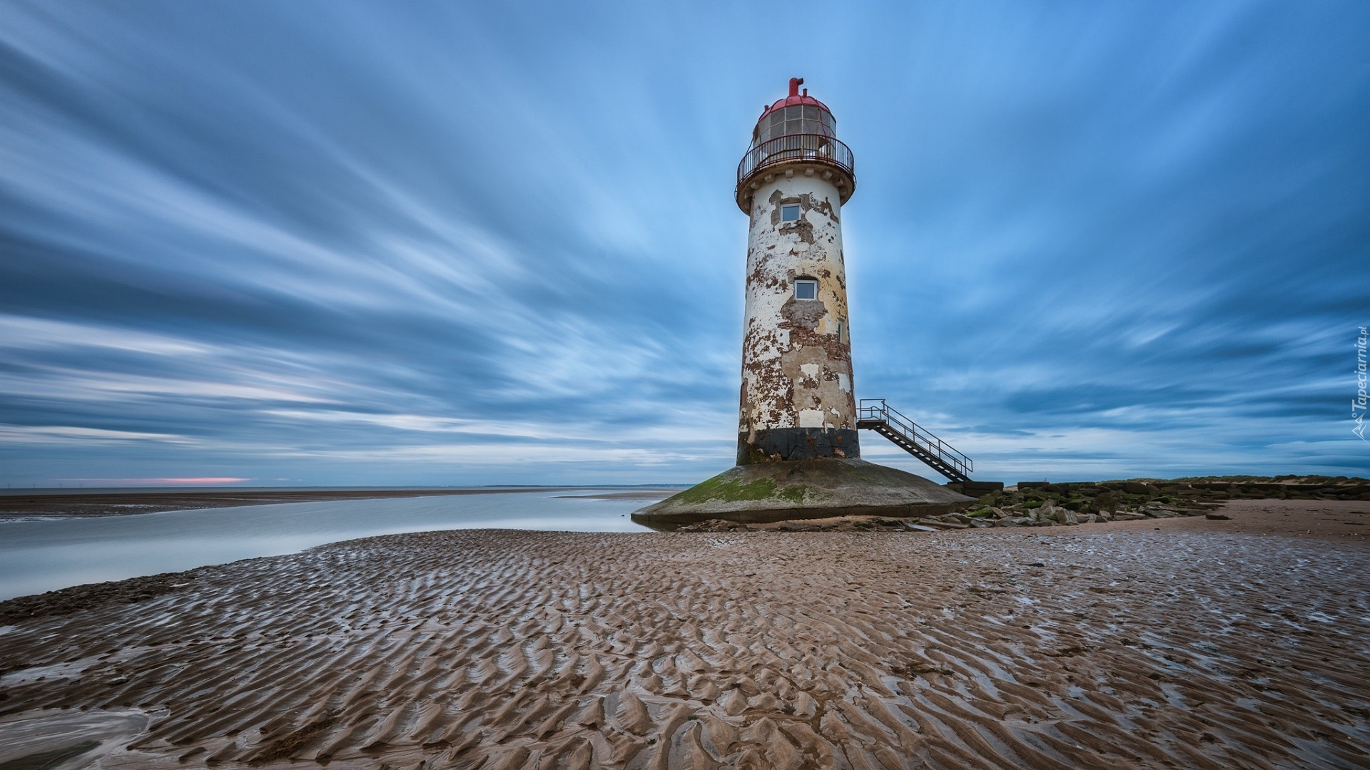 Latarnia morska, Point of Ayr Lighthouse, Flintshire, Walia