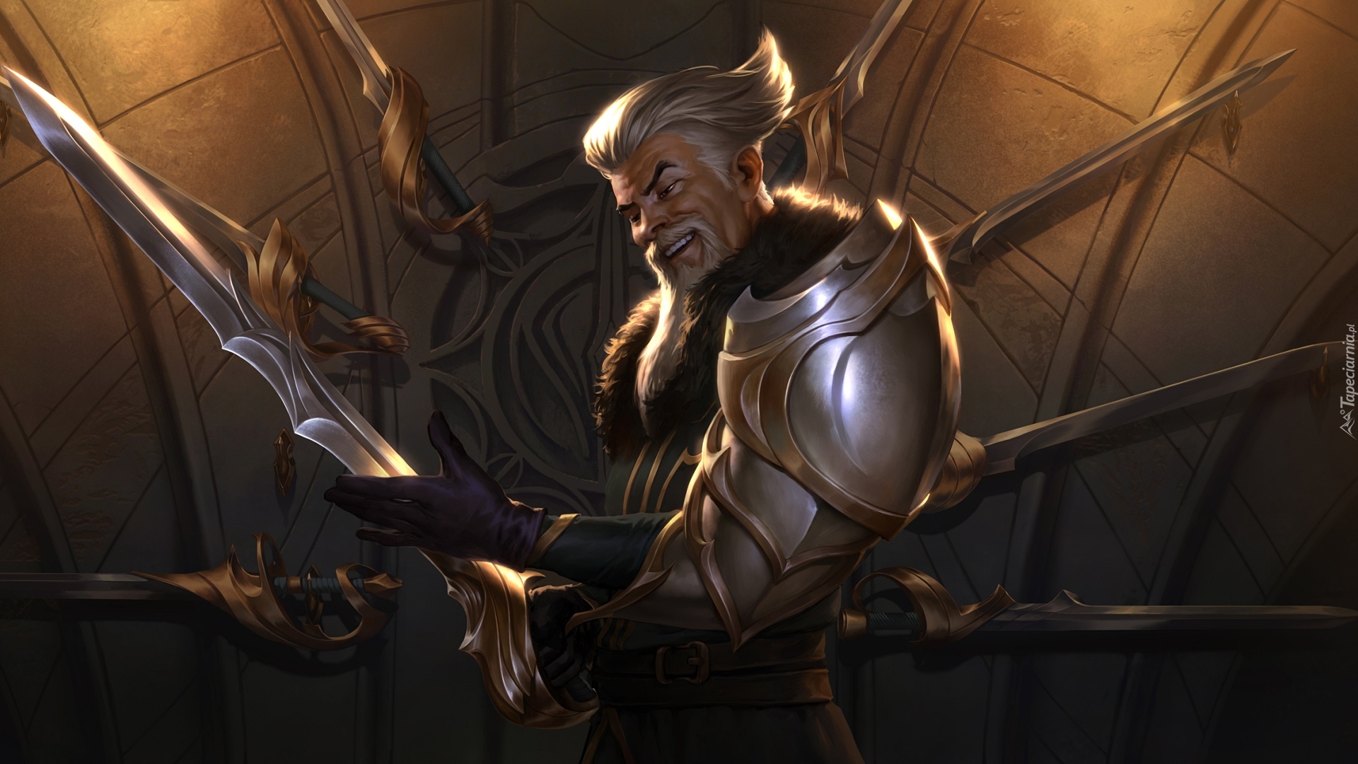 Postać, Laurent Bladekeeper, Strażnik Ostrzy Laurentów, Gra karciana, Legends of Runeterra