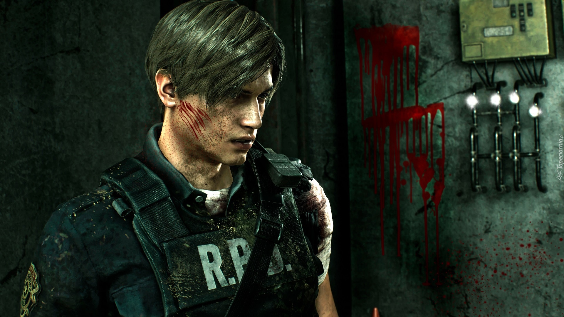 Gra, Resident Evil, Postać, Leon S Kennedy, Mundur