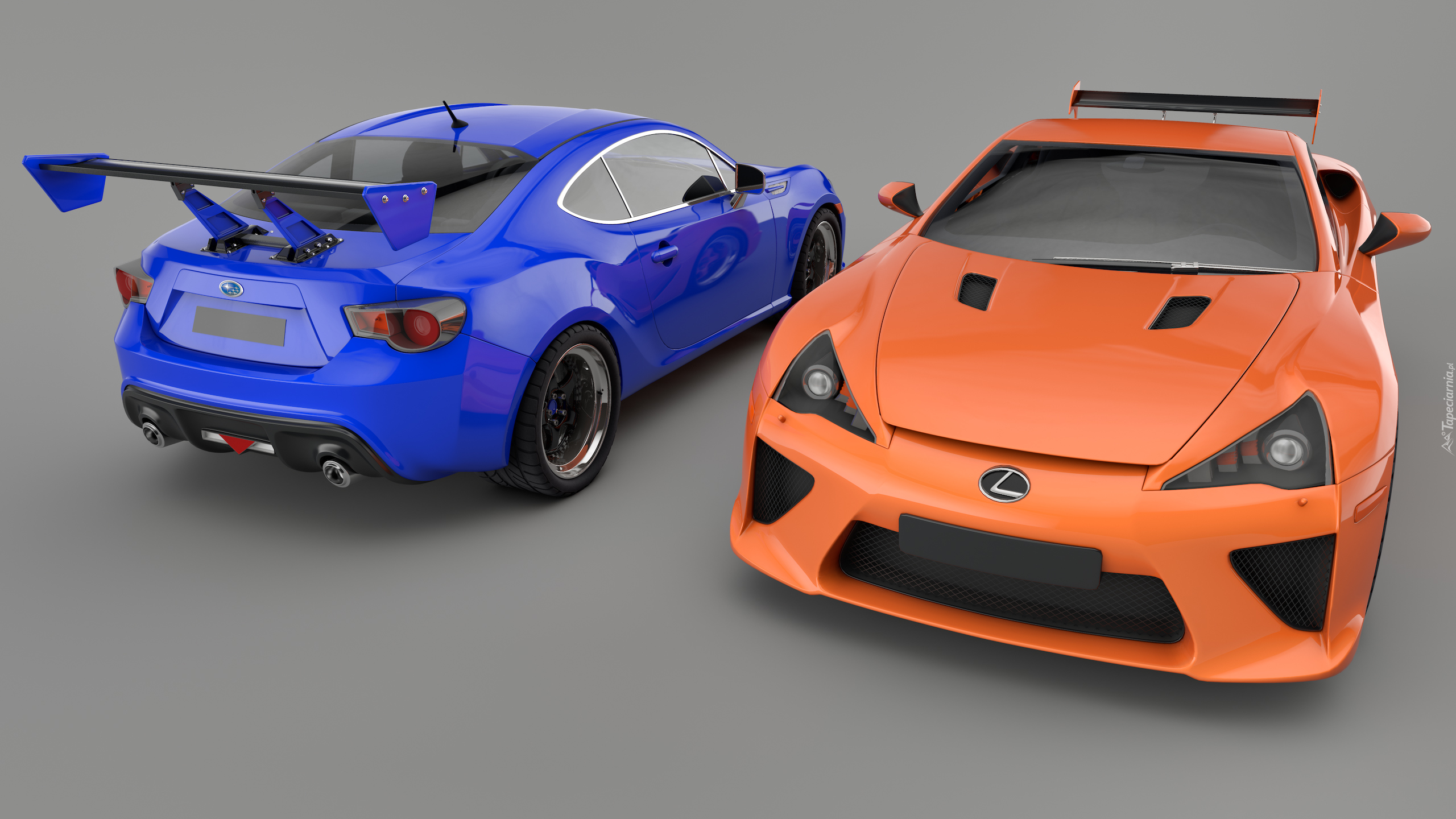 Dwa, Samochody, Lexus LFA, Subaru BRZ