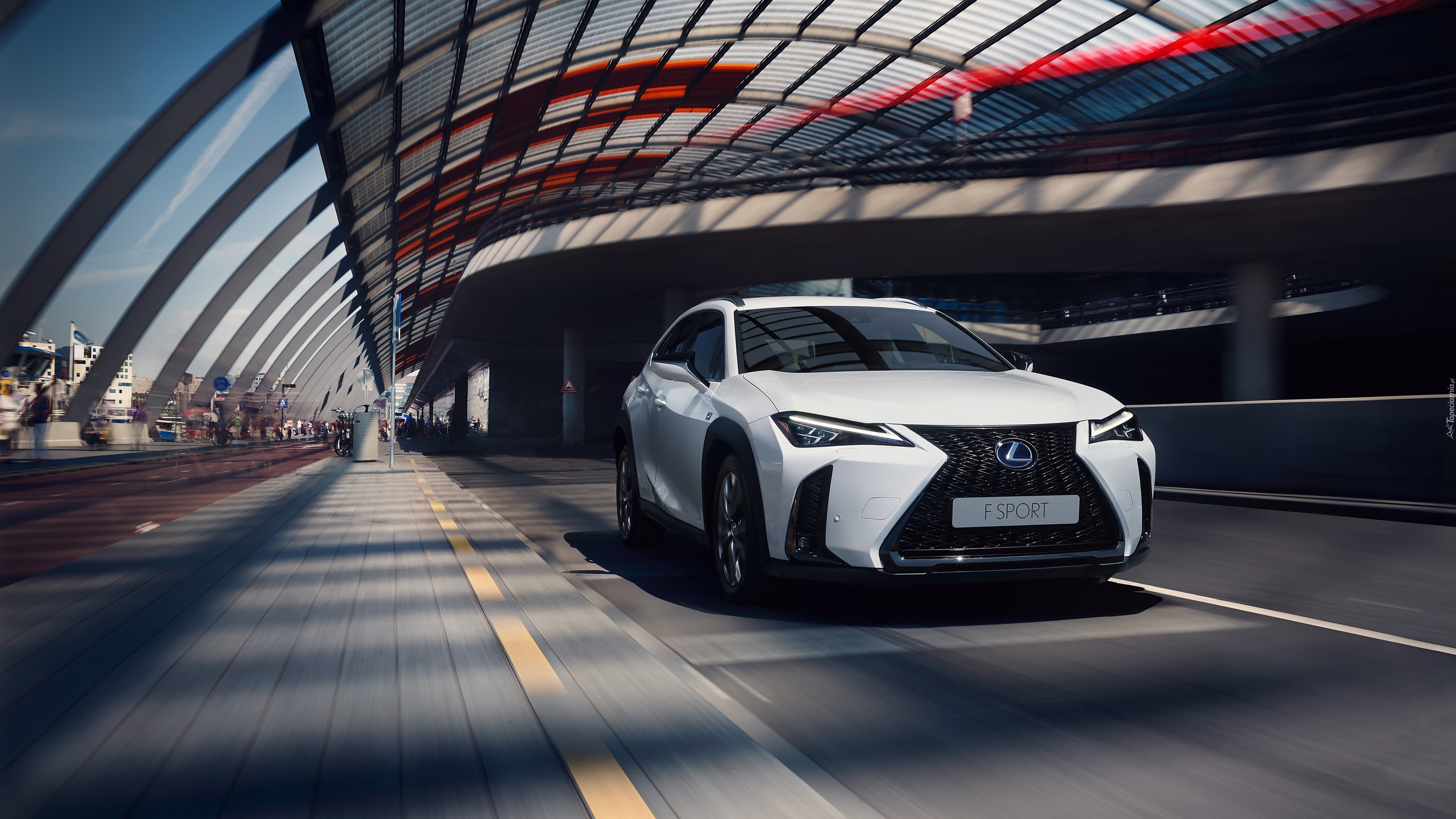 Biały, Lexus UX 250h, F Sport