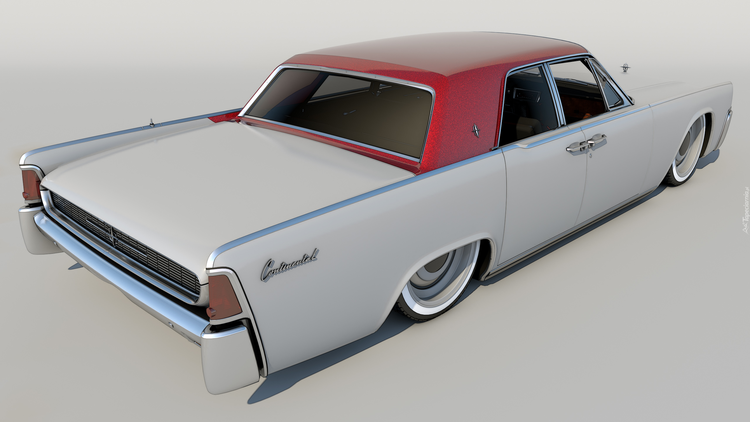 Lincoln Continental, 1962, Zabytkowy, 3D