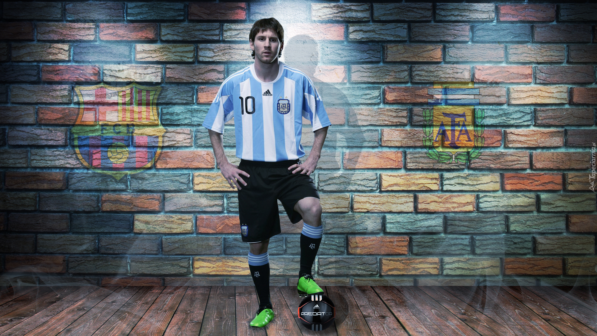Piłkarz, Lionel Messi, Ściana