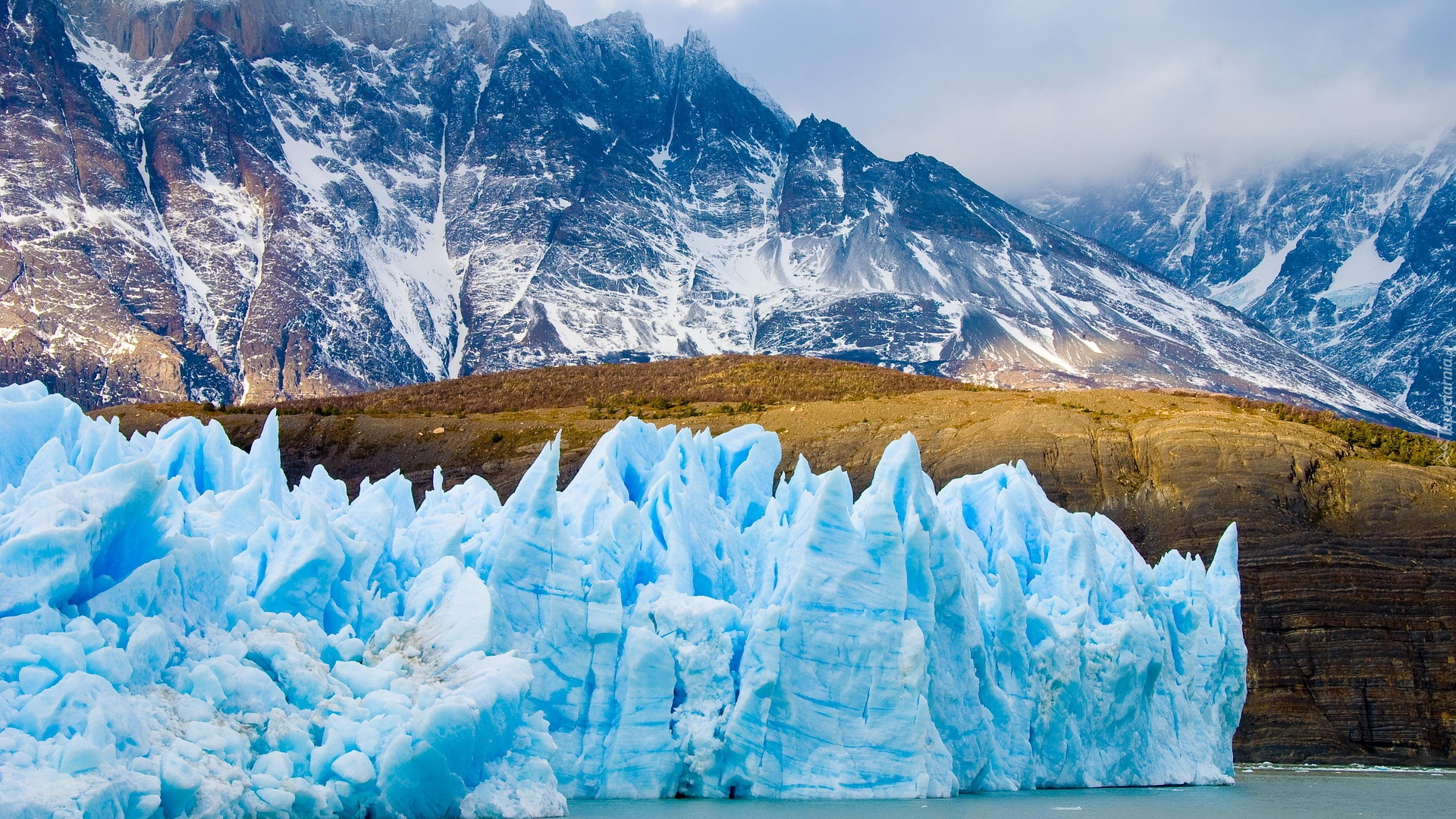 Lodowiec, Perito Moreno, Park Narodowy Los Glaciares, Góry, Patagonia, Argentyna