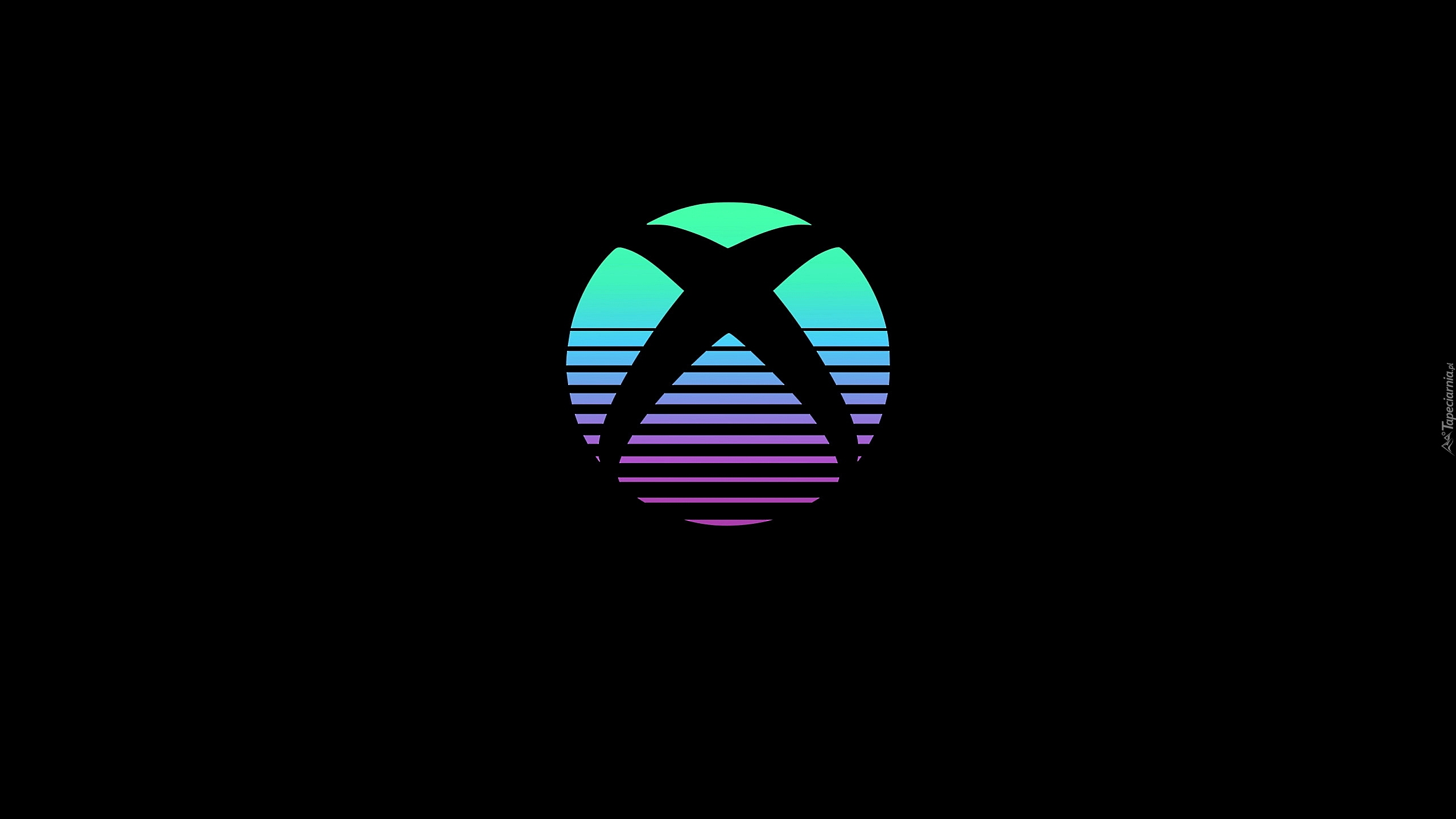 Xbox, Logo, Ciemne, Tło