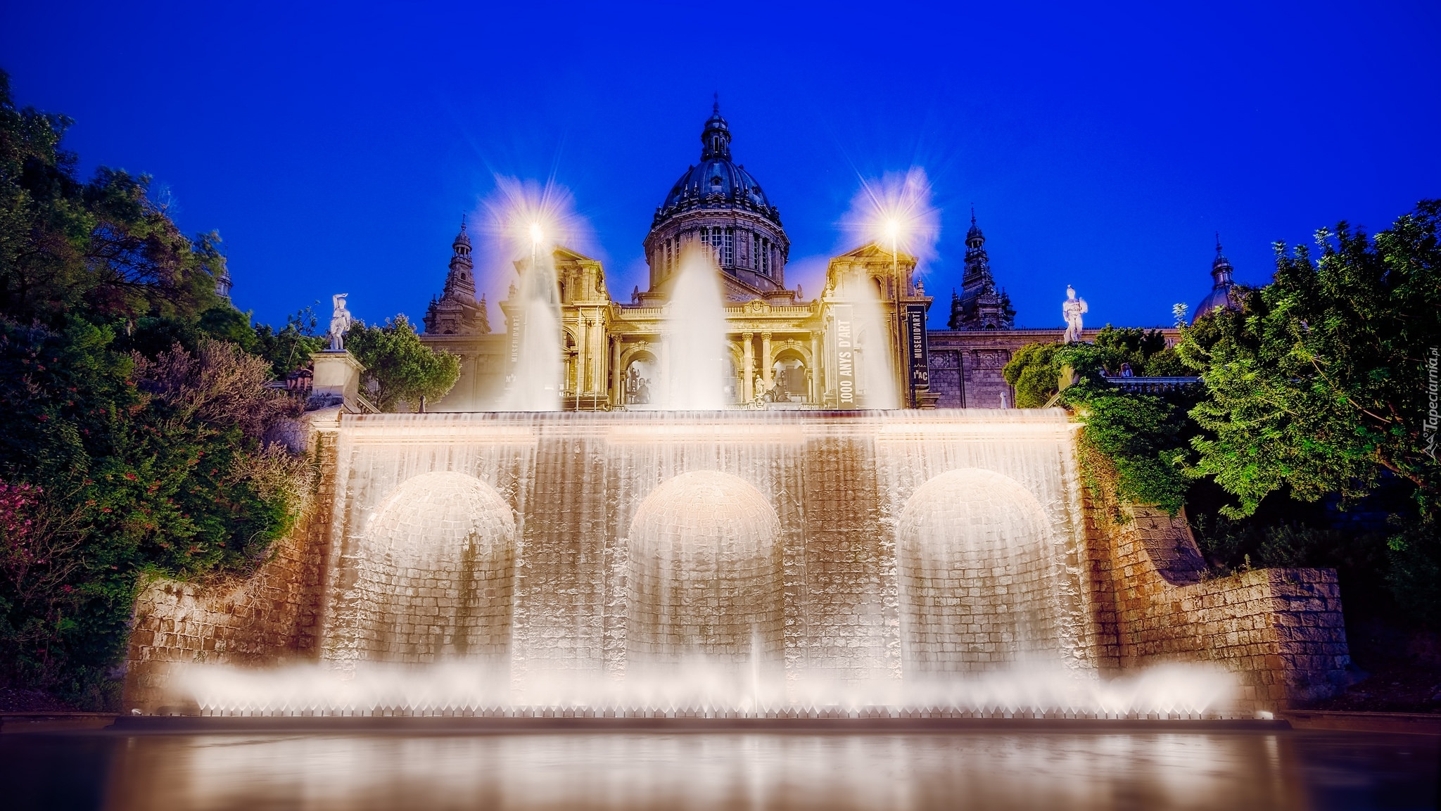 фонтан подсветка fountain backlight бесплатно