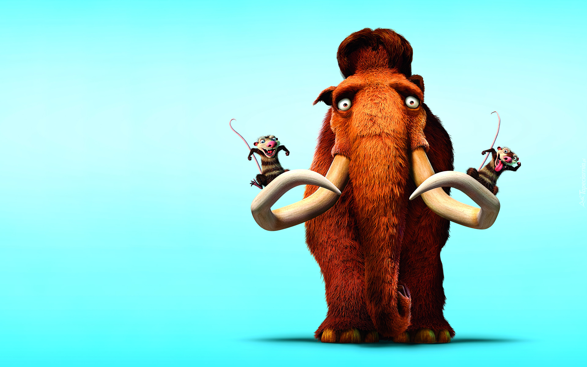 Epoka lodowcowa 3, Ice Age, Mamut, Oposy