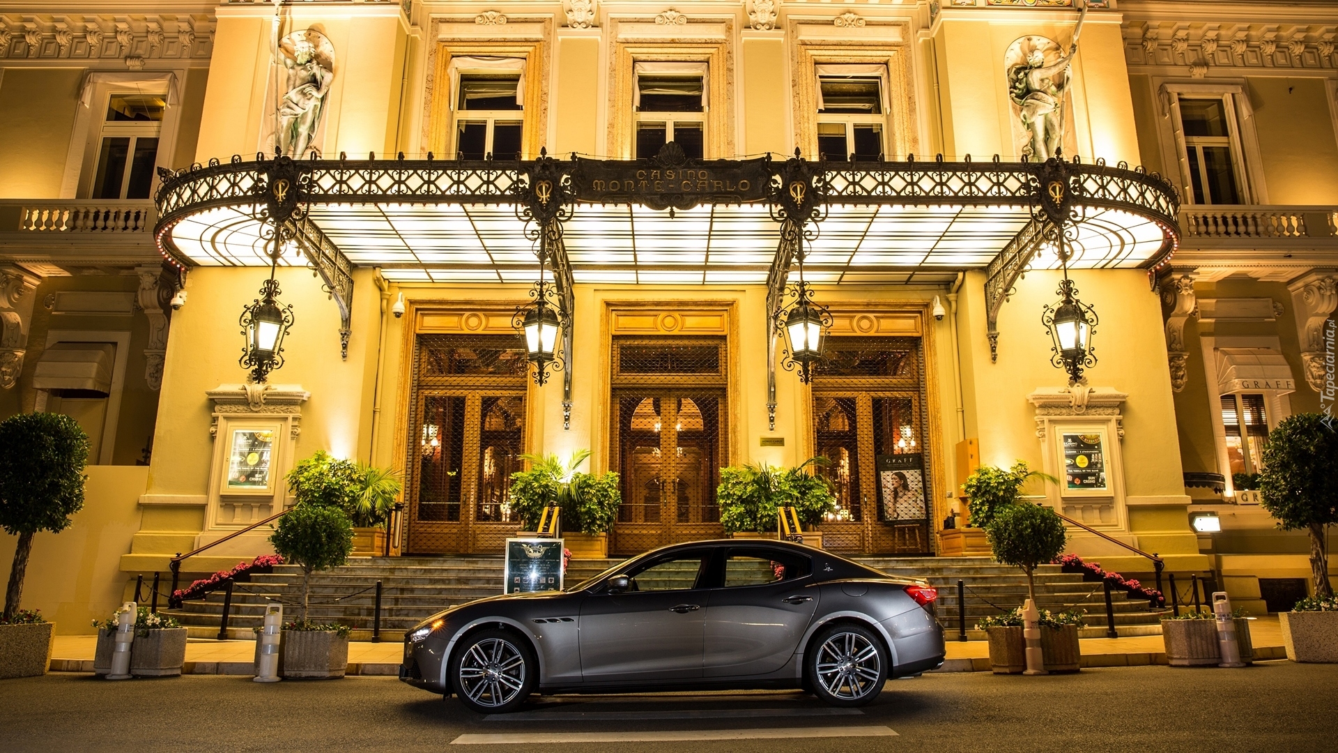 Maserati Ghibli S Q4, Budynek, Kasyno, Monte Carlo Casino, Monako