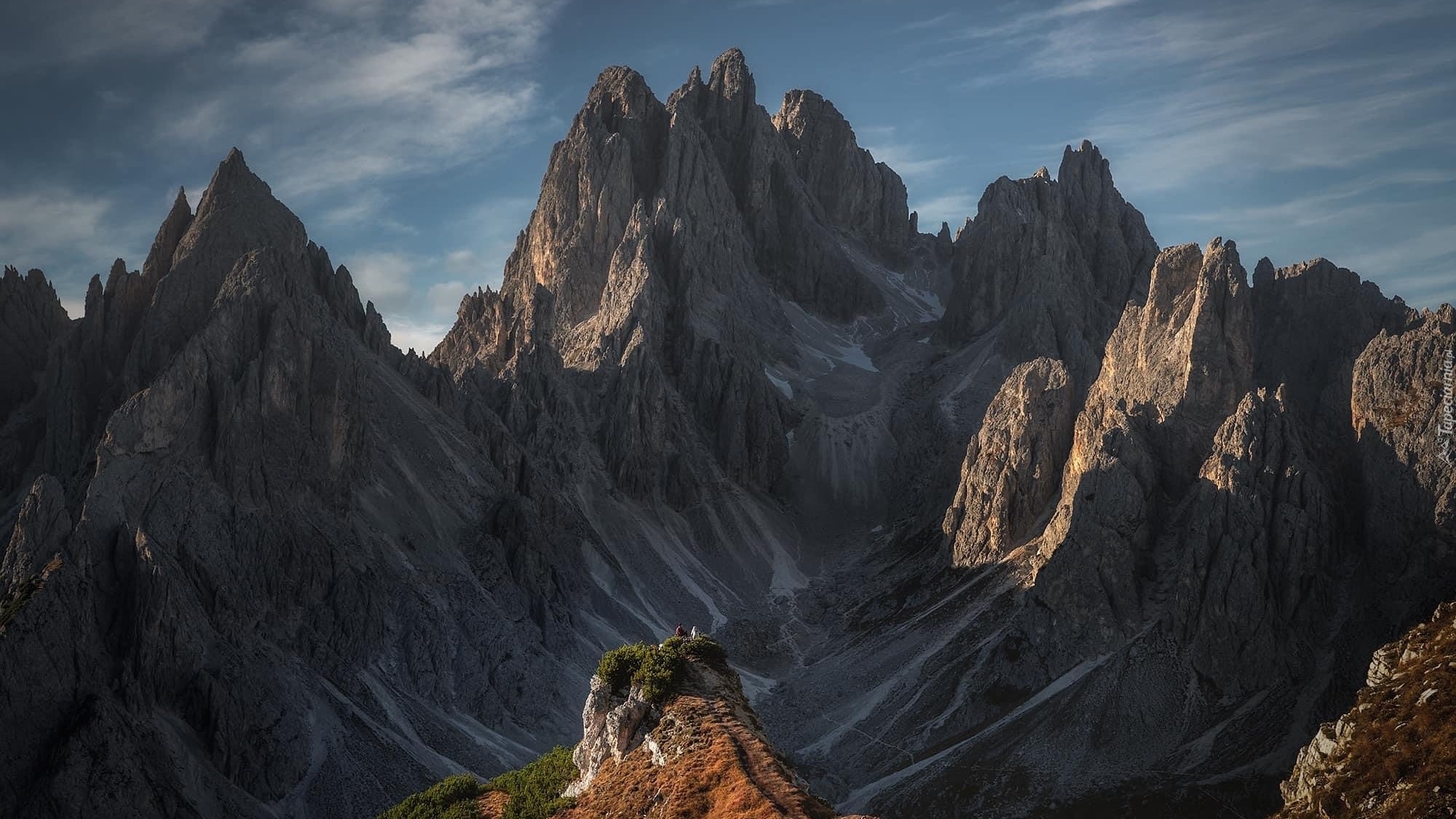 Góry, Cadini di Misurina, Dolomity, Szczyty, Włochy