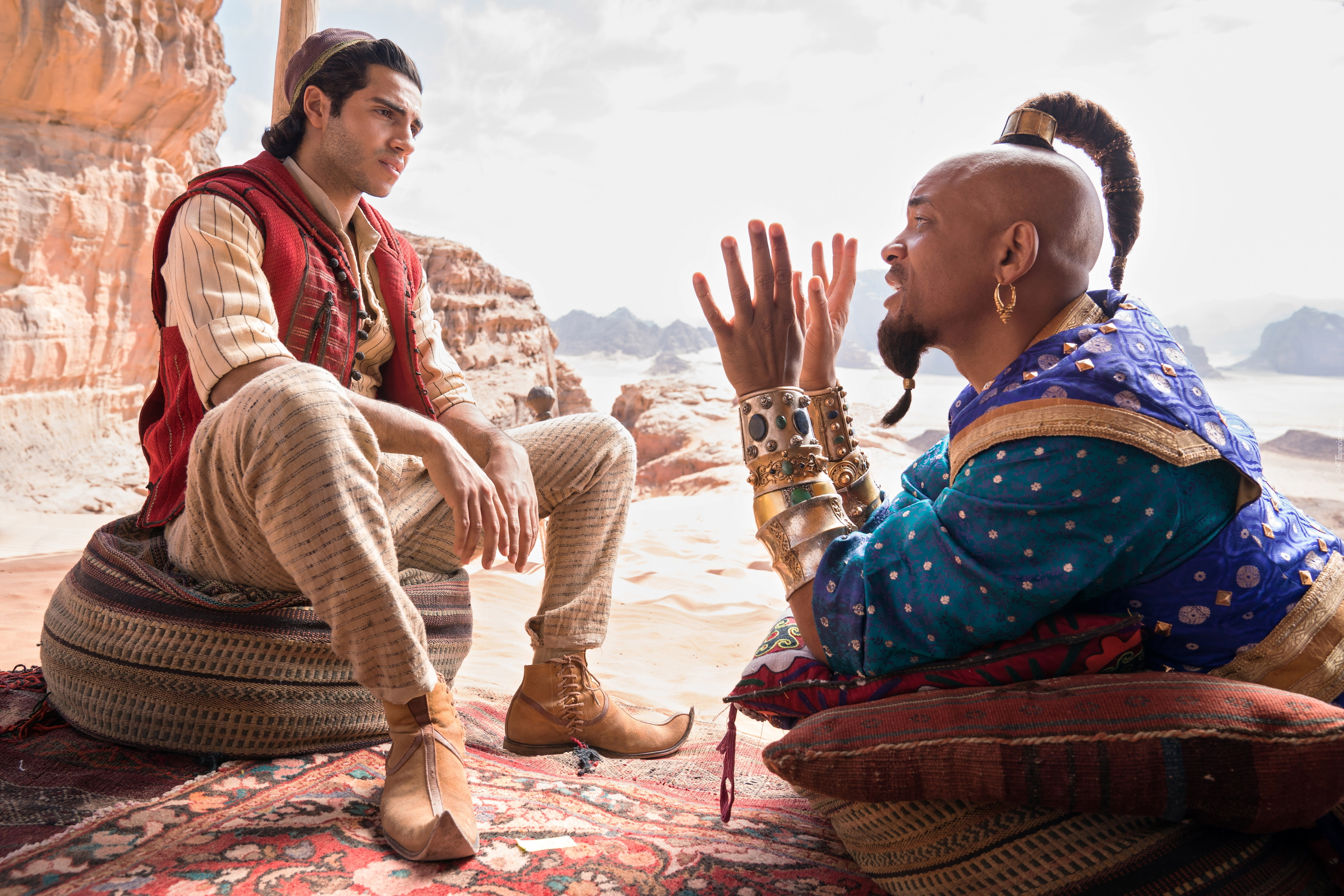 Film, Aladyn, Aladdin, Aktor, Mena Massoud, Will Smith