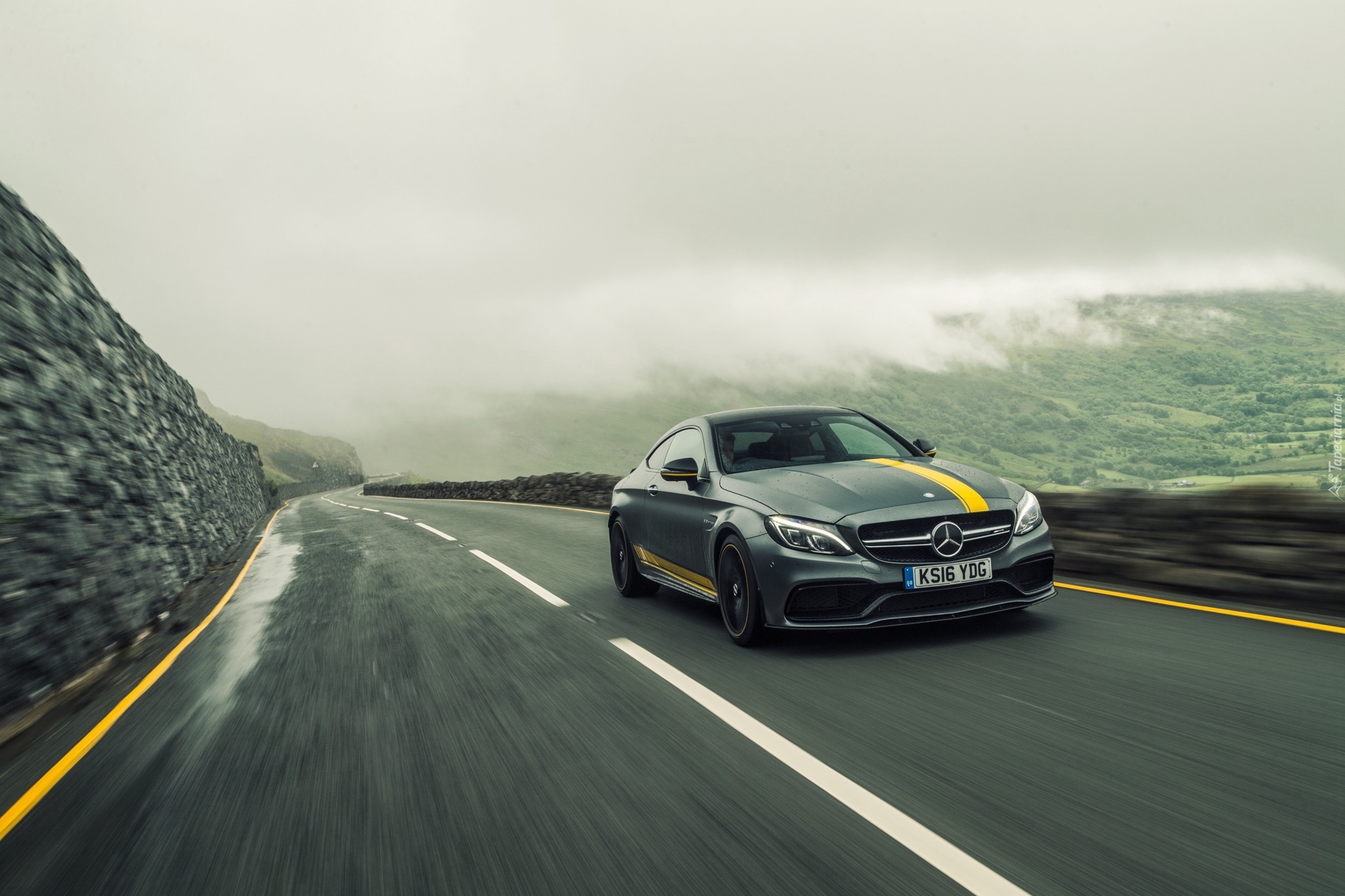 Mercedes-AMG C 63 S Coupé Edition 1, 2016, Droga