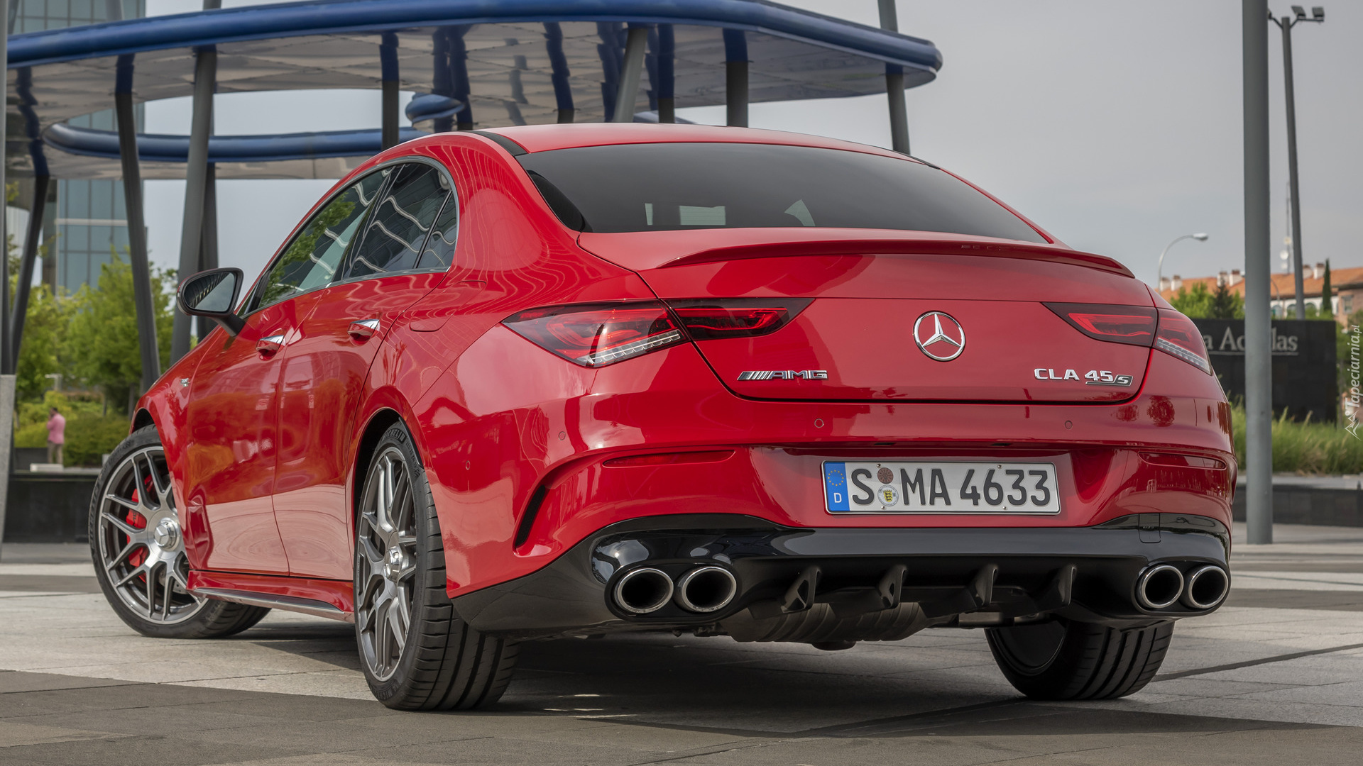 Mercedes-AMG CLA 45 S, Tył