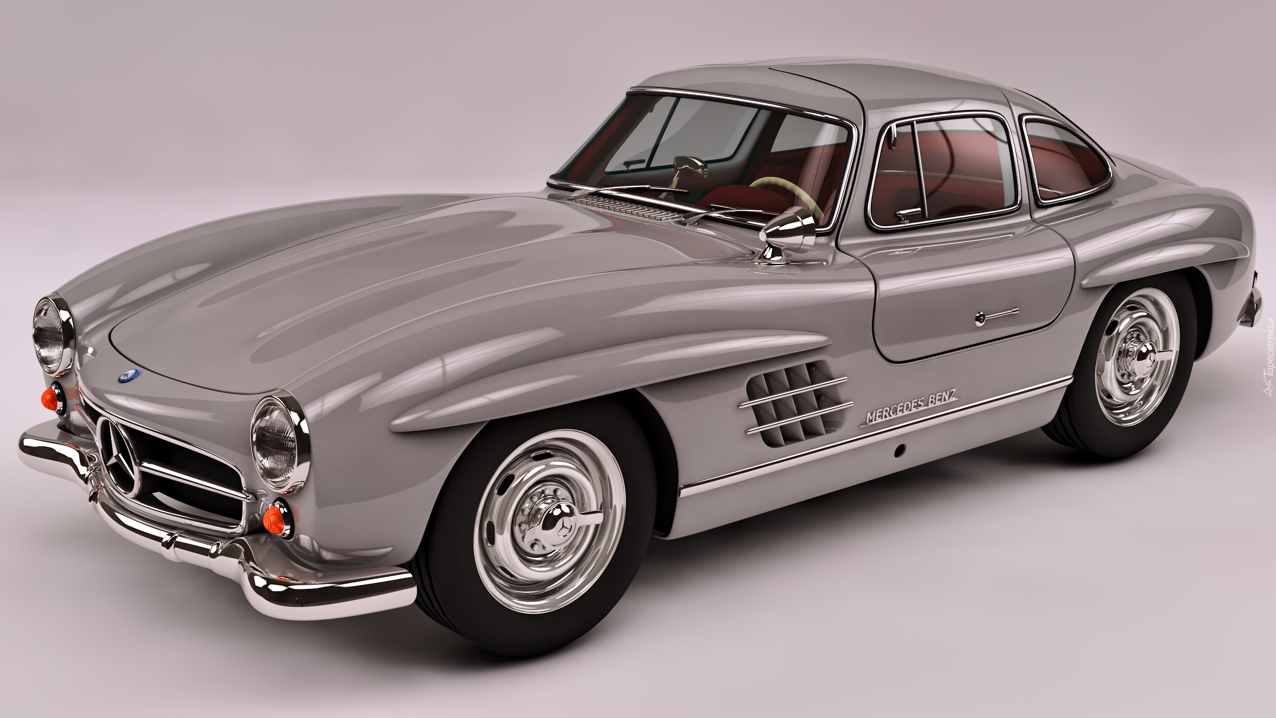 Zabytkowy, Mercedes-Benz 300 SL Gullwing W198, 1954