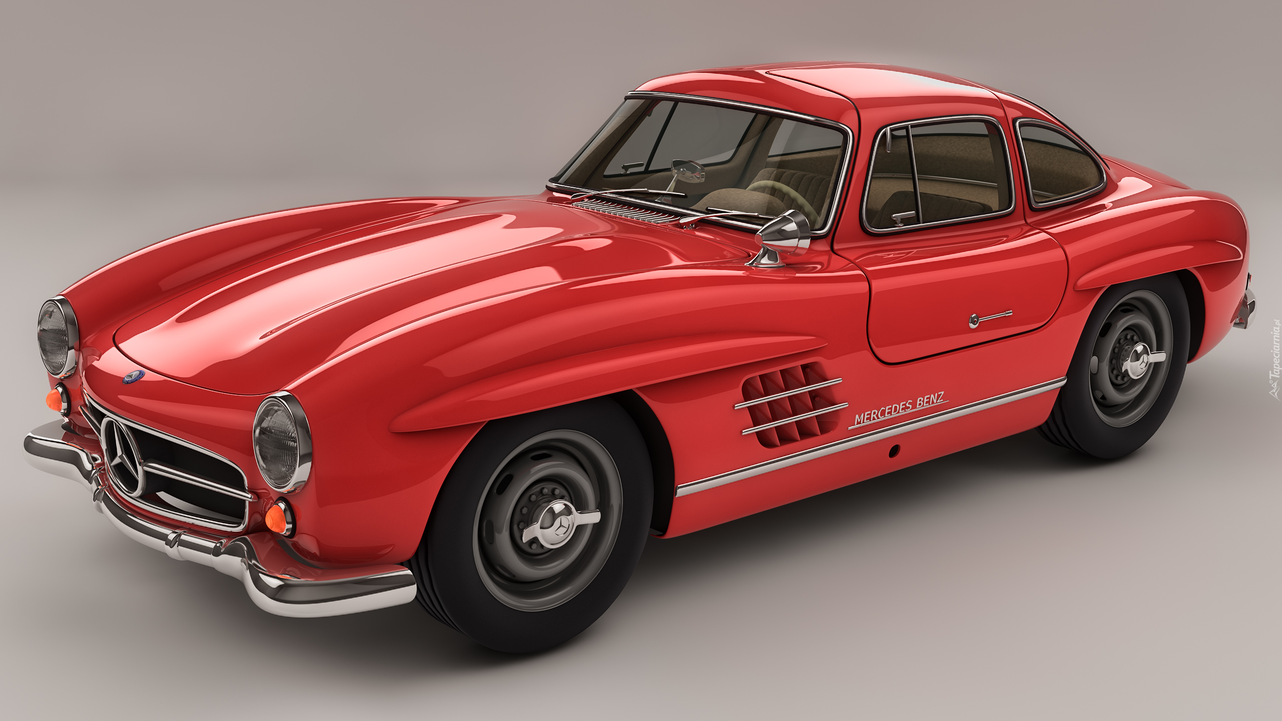 Zabytkowy, Mercedes Benz 300 SL Gullwing W198, 1954-57