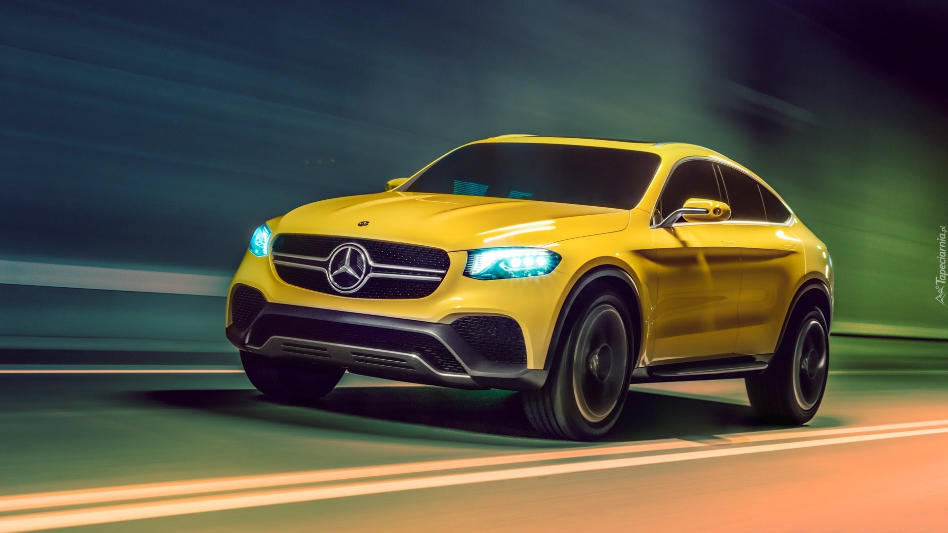 Żółty, Mercedes-Benz Concept GLC Coupe, 2015